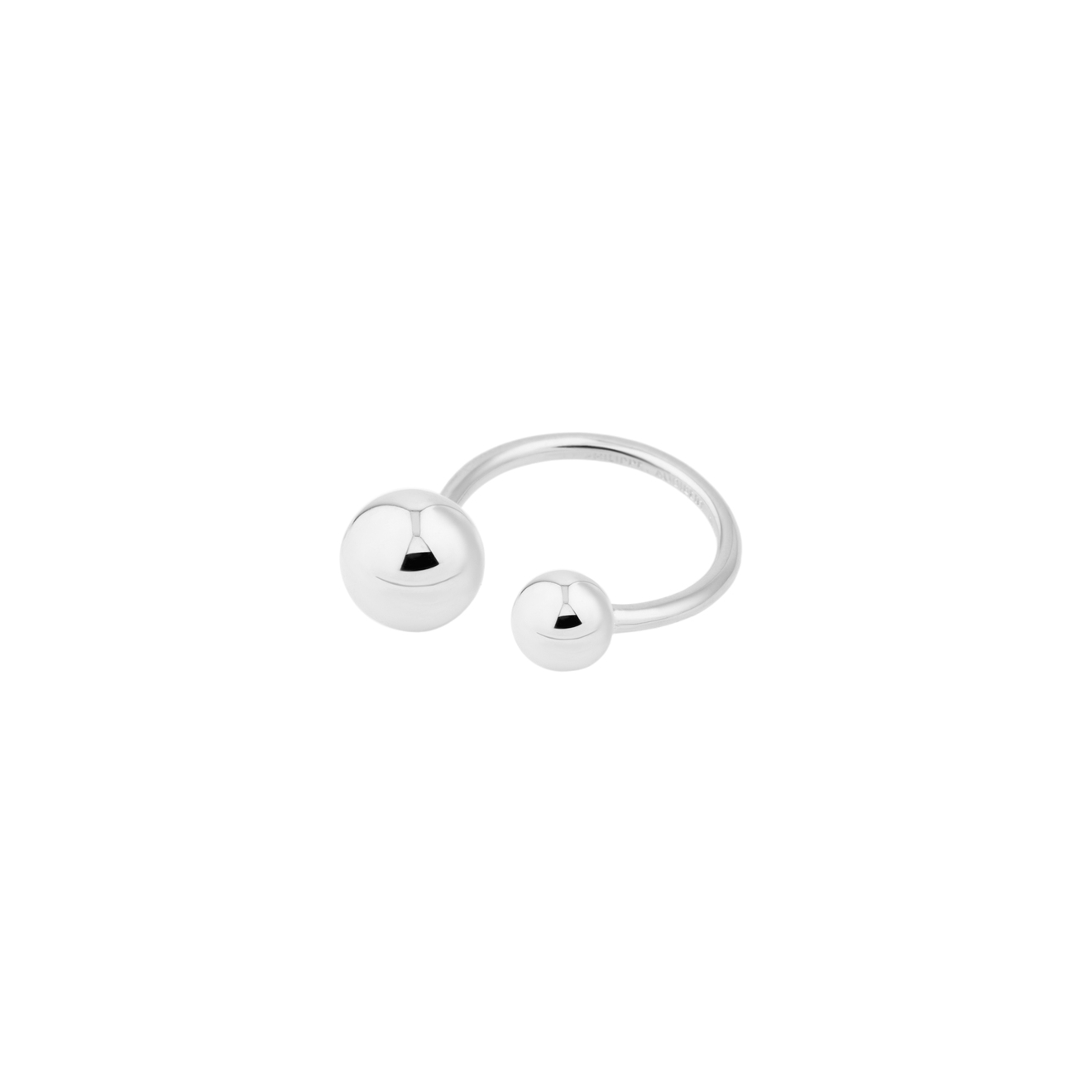 Philippe Audibert Кольцо Dina с серебряным покрытием philippe audibert кольцо neal ring с серебряным покрытием с черной эмалью