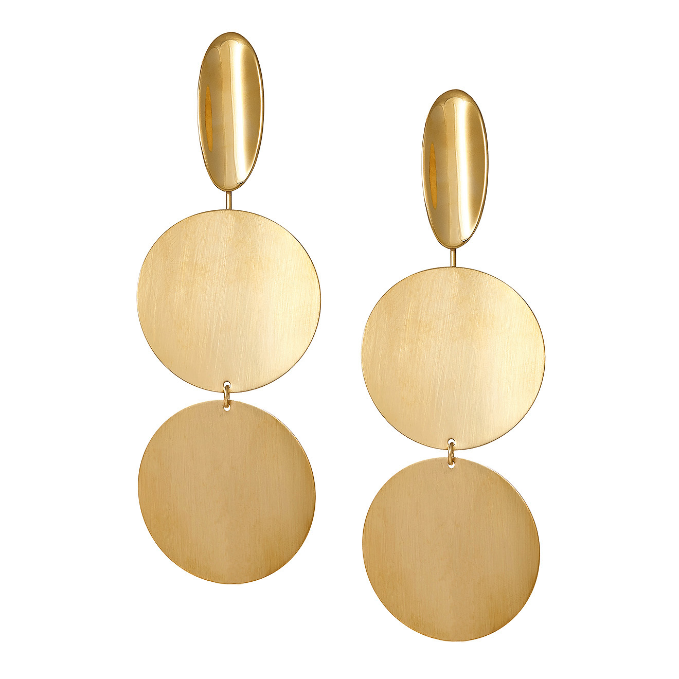 Gold-plated Ergo disc clips