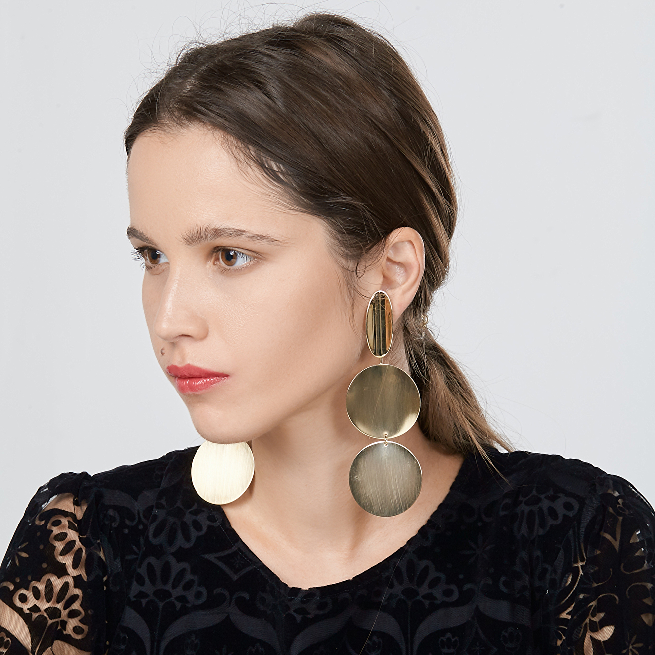 Gold-plated Ergo disc clips