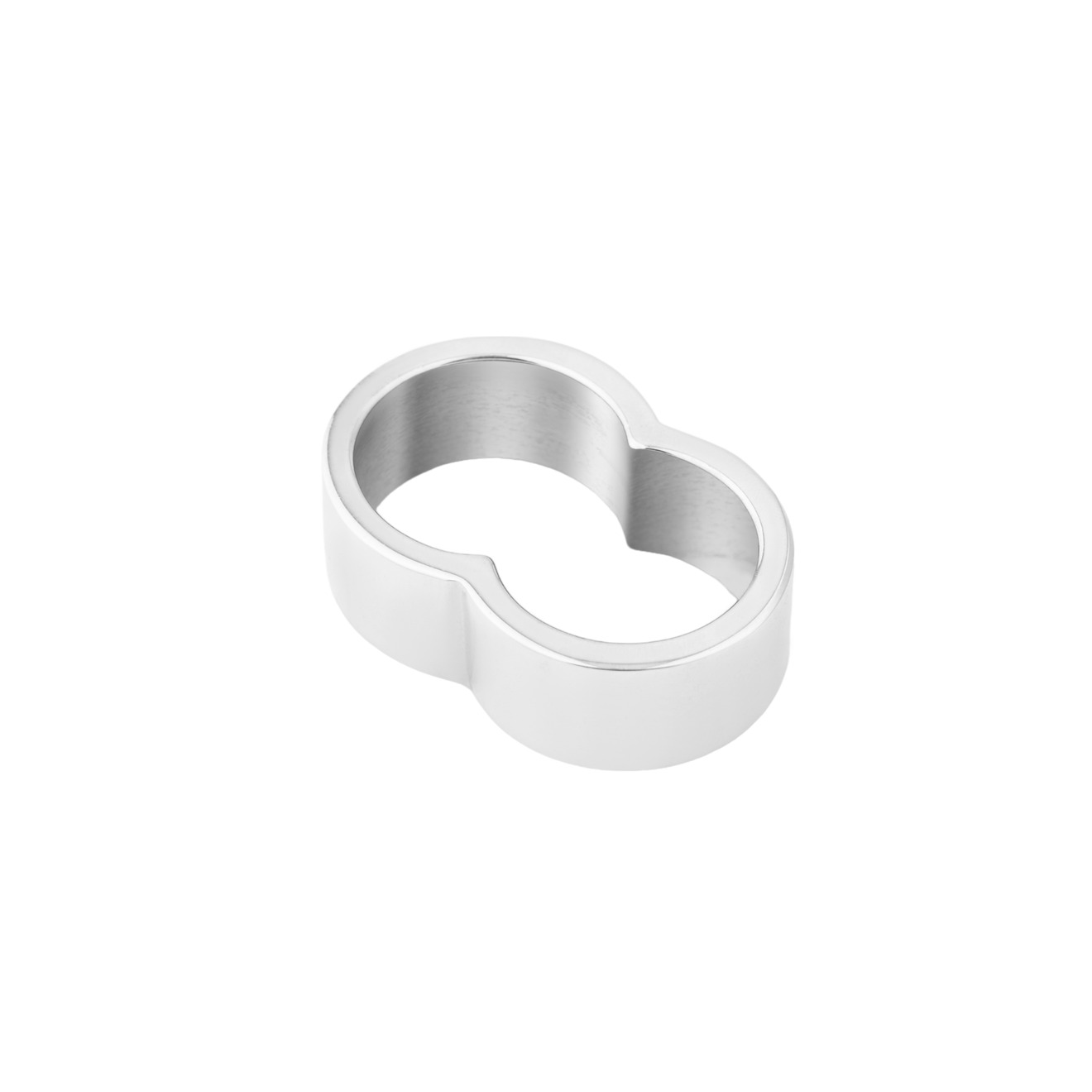 rhoe bermat кольцо из серебра echo spiral ring Rhoe Bermat Кольцо DOUBLE BASE 12 RING