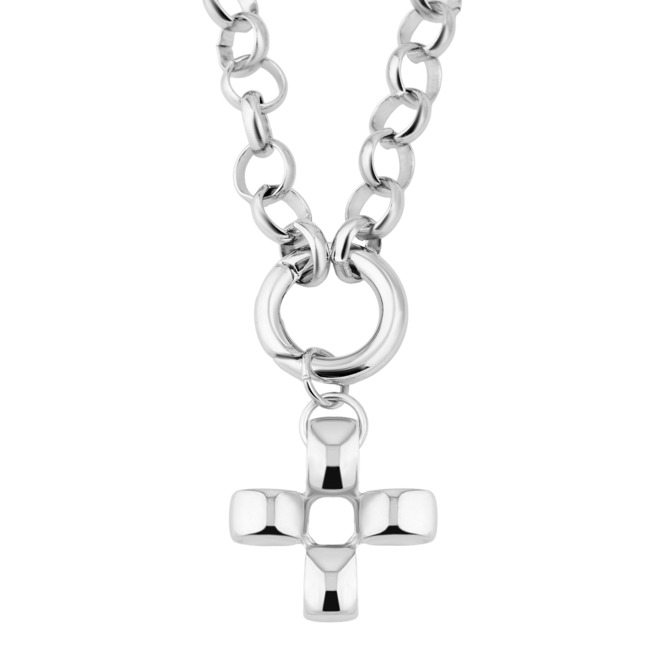 Aqua Браслет-цепь с подвеской в виде креста