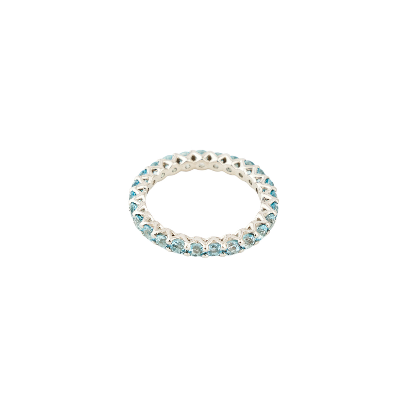 EKA KOMA Сверкающее кольцо с топазом eka koma сверкающее кольцо из серебра с хризолитами
