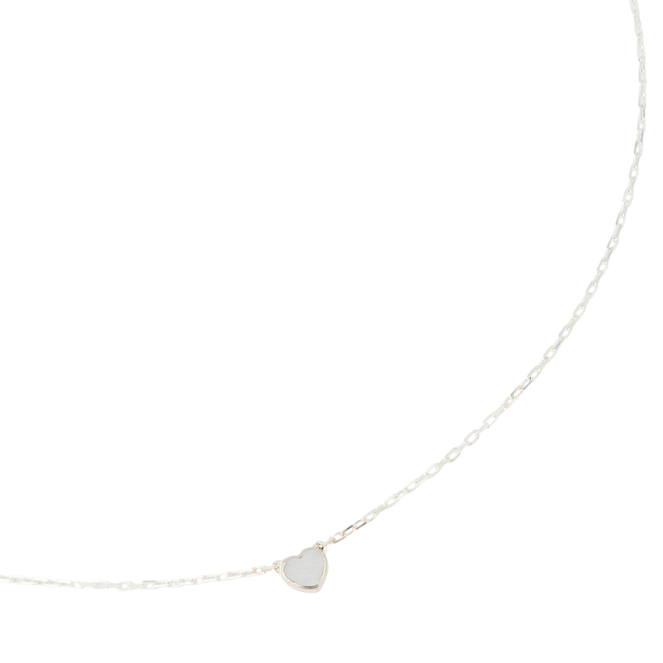 Lovelavka Подвеска Stone Heart из серебра с перламутром подвеска из серебра с перламутром яхонт ювелирный арт 259498