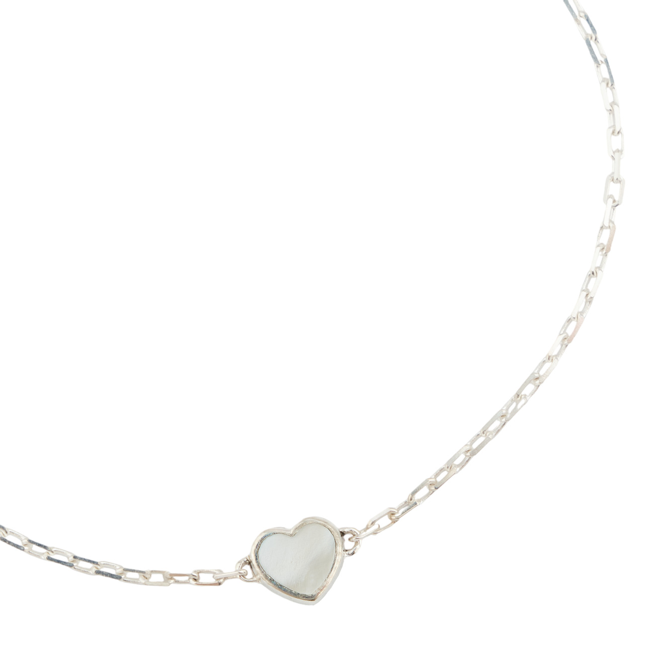 Lovelavka Браслет Stone Heart из серебра с перламутром браслет sokolov из серебра с перламутром 83050038 размер 17 см