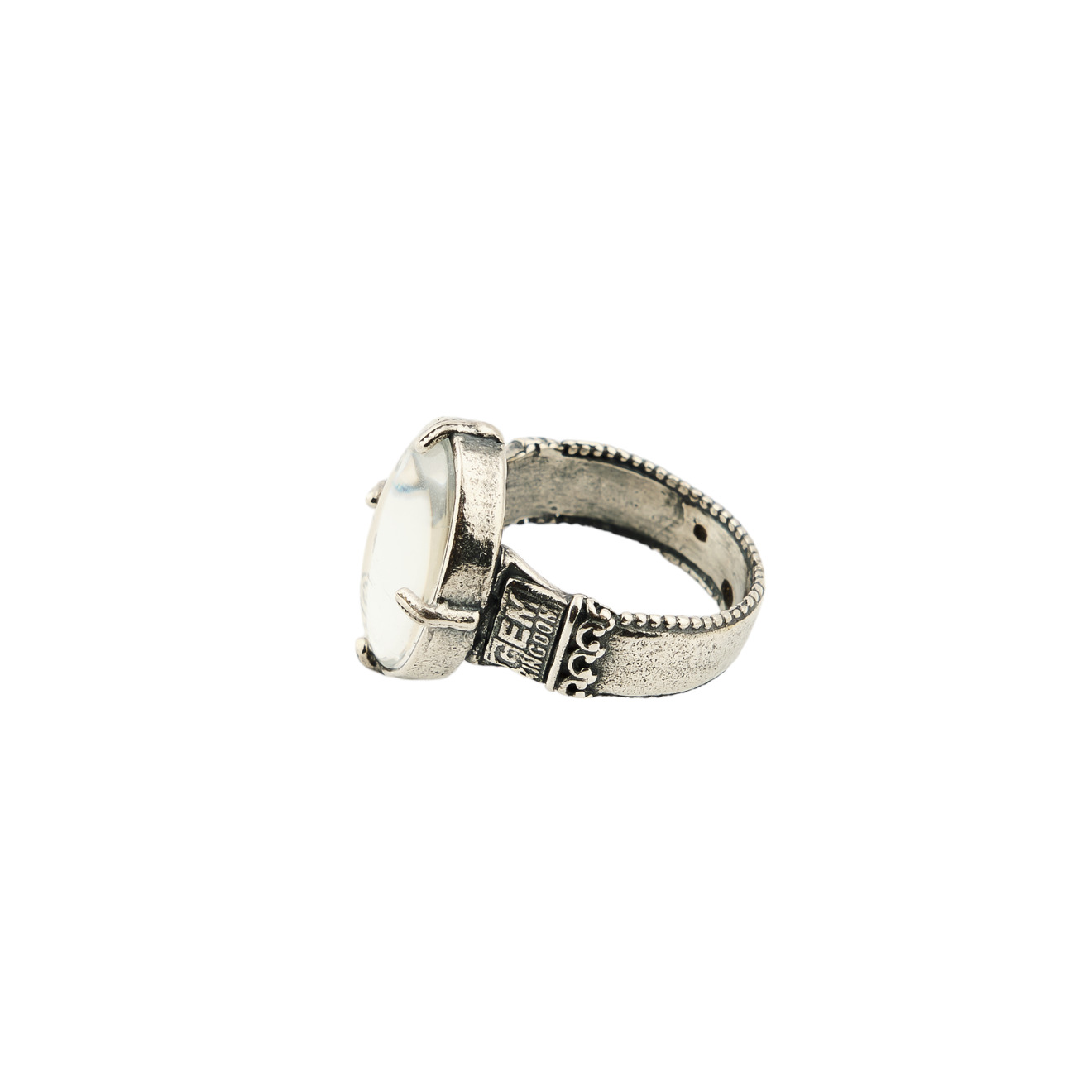Gem Kingdom Овальное кольцо с коричневой медузой gem kingdom мужское серебряное кольцо superman