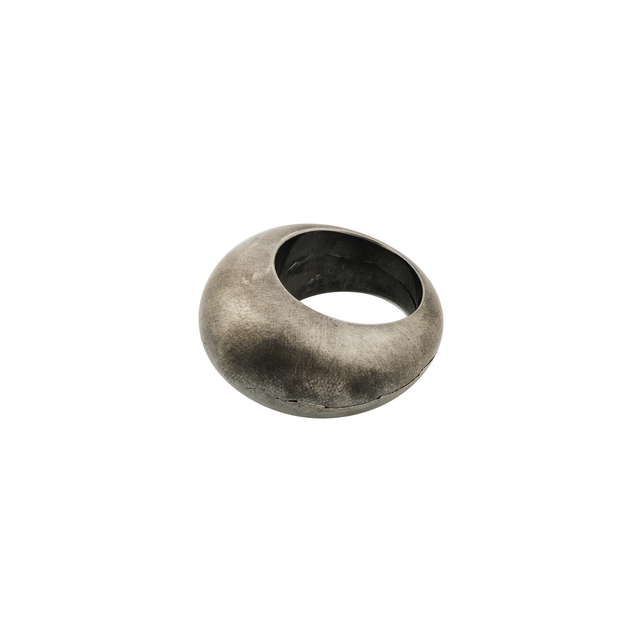 ossa кольцо с раухтопазом OSSA Кольцо круглое с трещинами