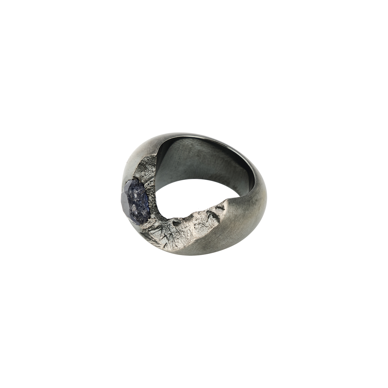ossa кольцо с раухтопазом OSSA Кольцо с кеанитом