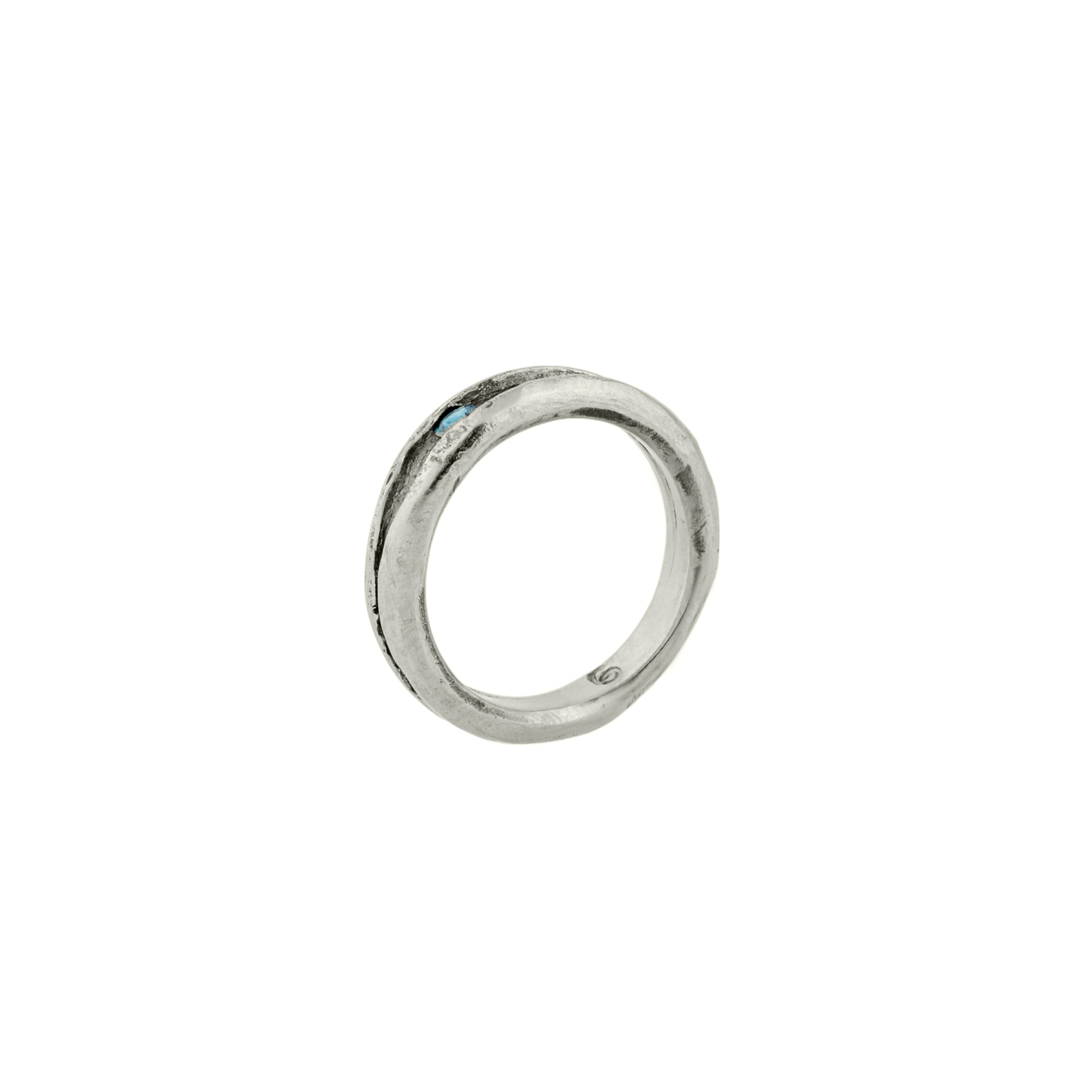 grani jewelry серебряное кольцо dip с изумрудом Grani Jewelry Кольцо Fourth из титана с сапфиром