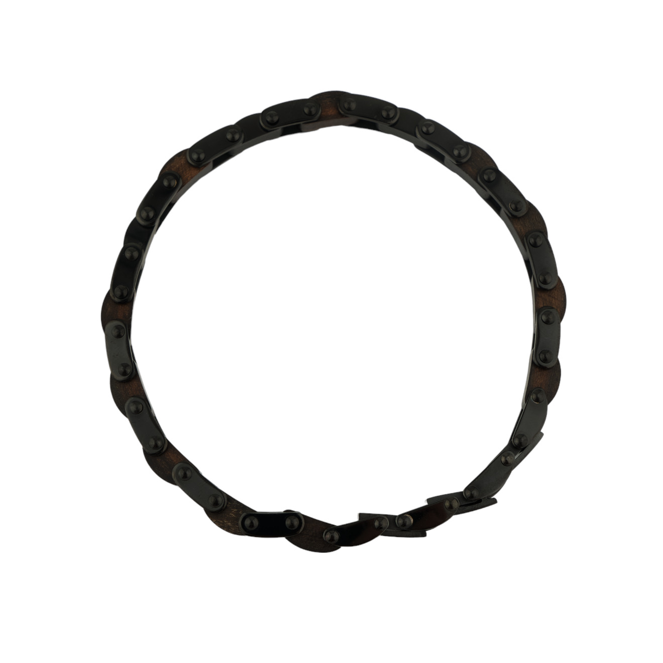 BIKKEMBERGS JEWELLERY Черный регулируемый браслет цепь из коллекции PERFORMANCE