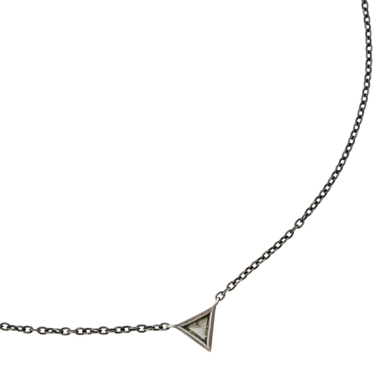 kintsugi jewelry кулон крест из серебра со вставкой из шпинели Kintsugi Jewelry Кулон Way of life из серебра с бриллиантом