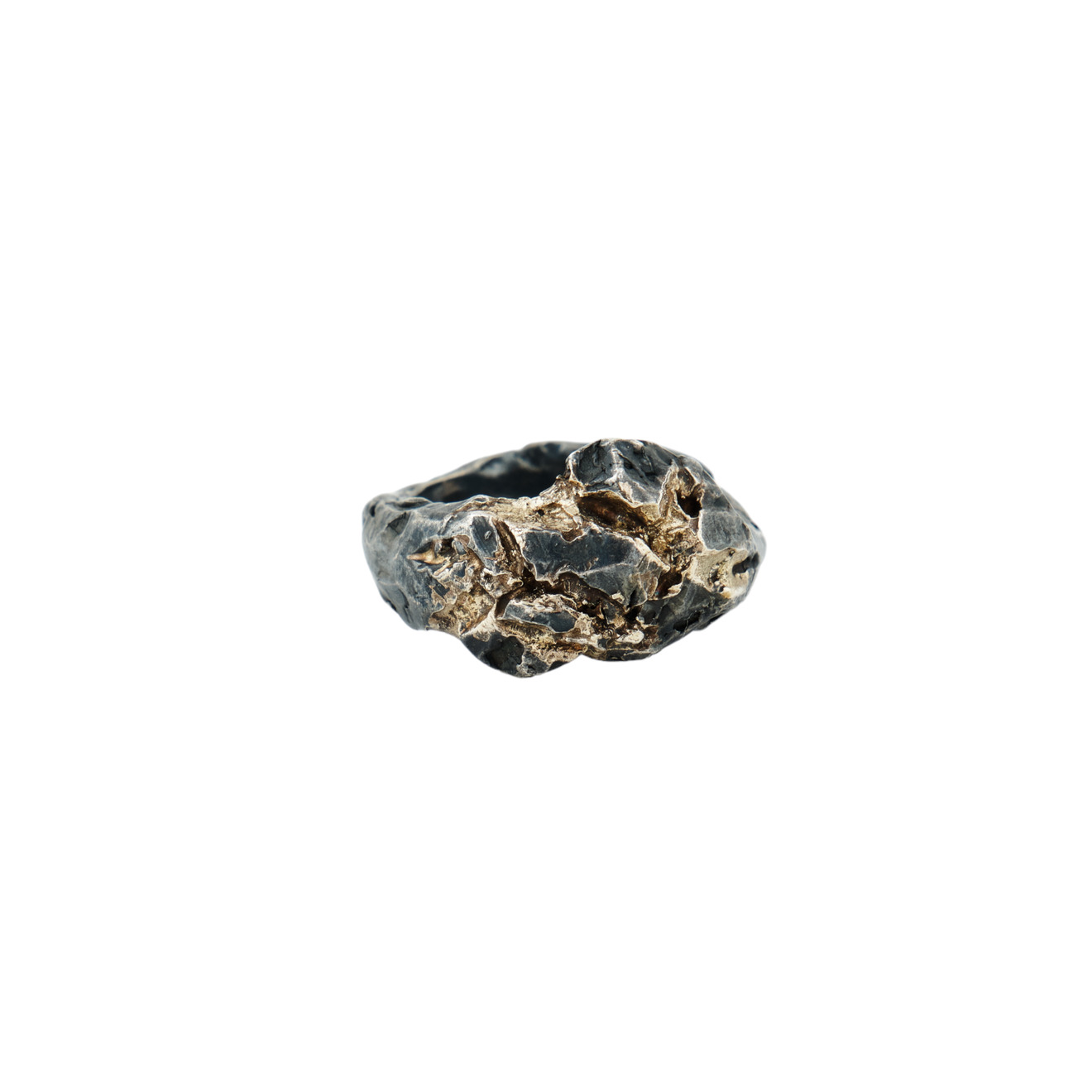 Kintsugi Jewelry Кольцо Fault2 из серебра