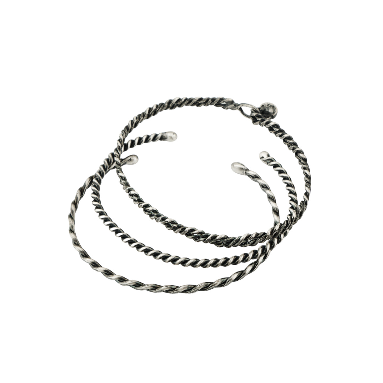 Svarog Sky Сет из трех браслетов с серебряным покрытием svarog sky открытое кольцо с серебряным покрытием