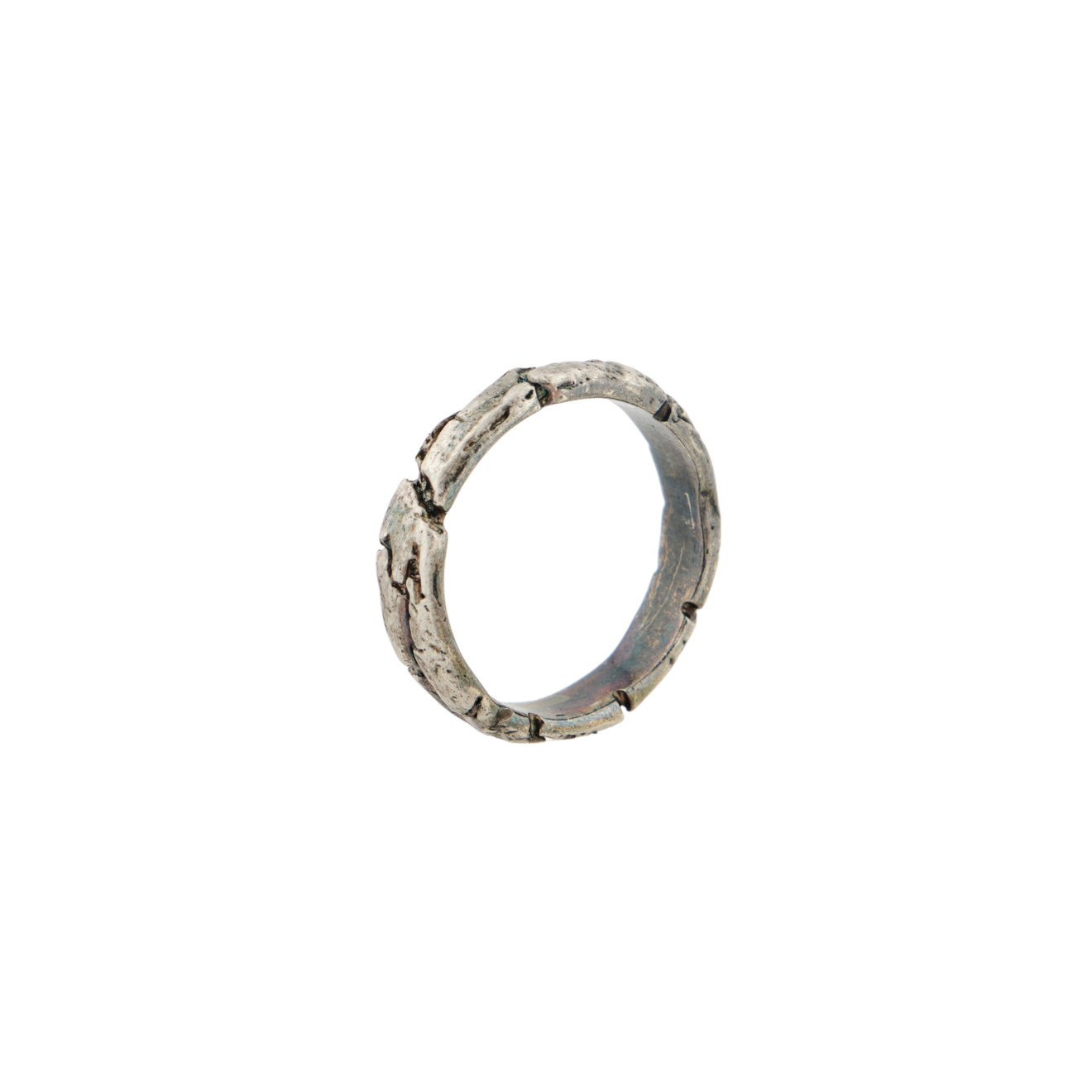 Kintsugi Jewelry Тонкое кольцо Milestone из серебра
