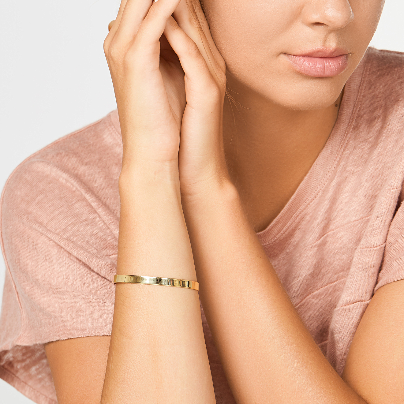 Позолоченный браслет Bangle