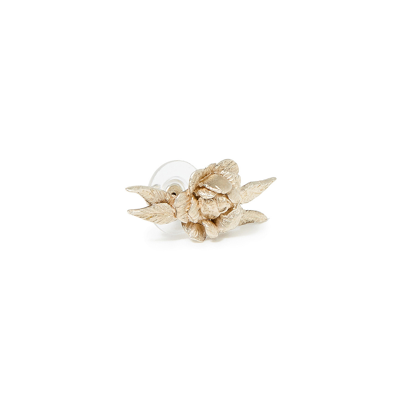 Silver poussettes with peonies
