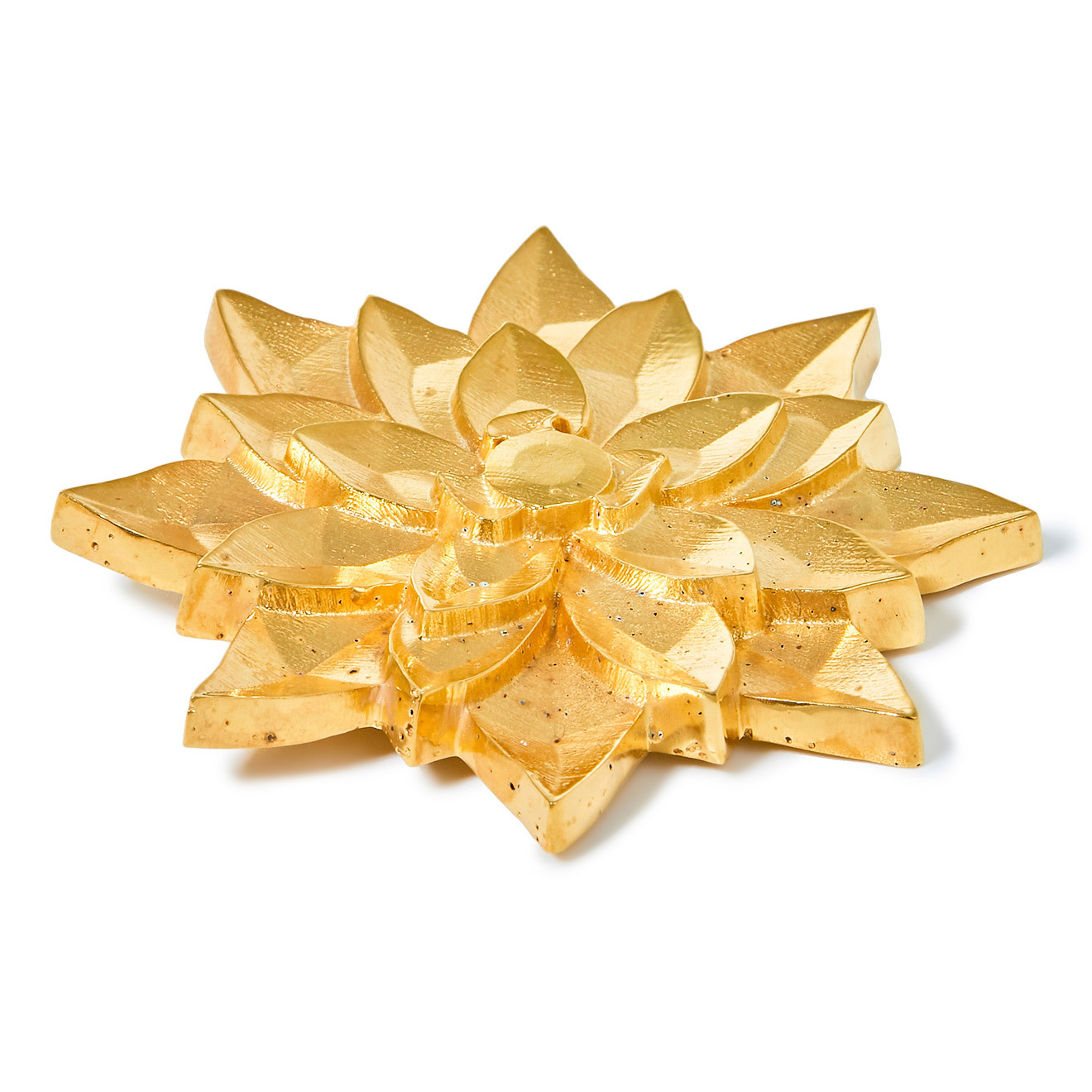Gilded Flower Brooch