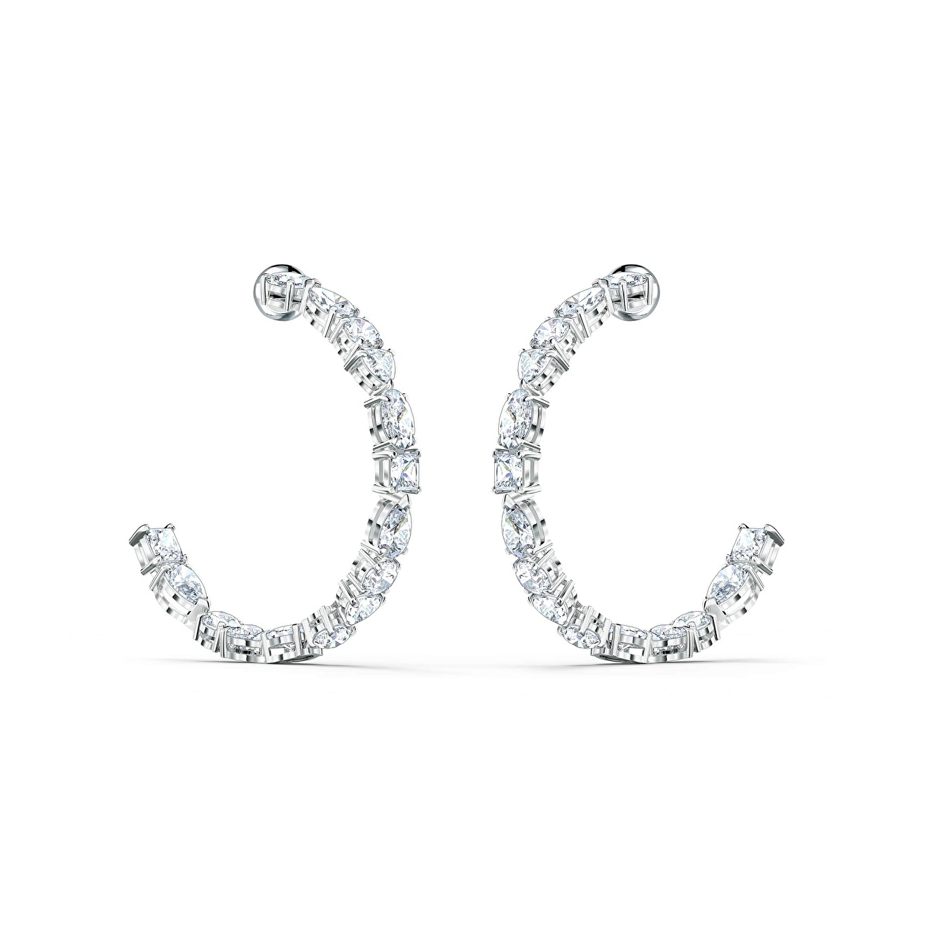 TENNIS DELUXE MIXED Hoop Earrings