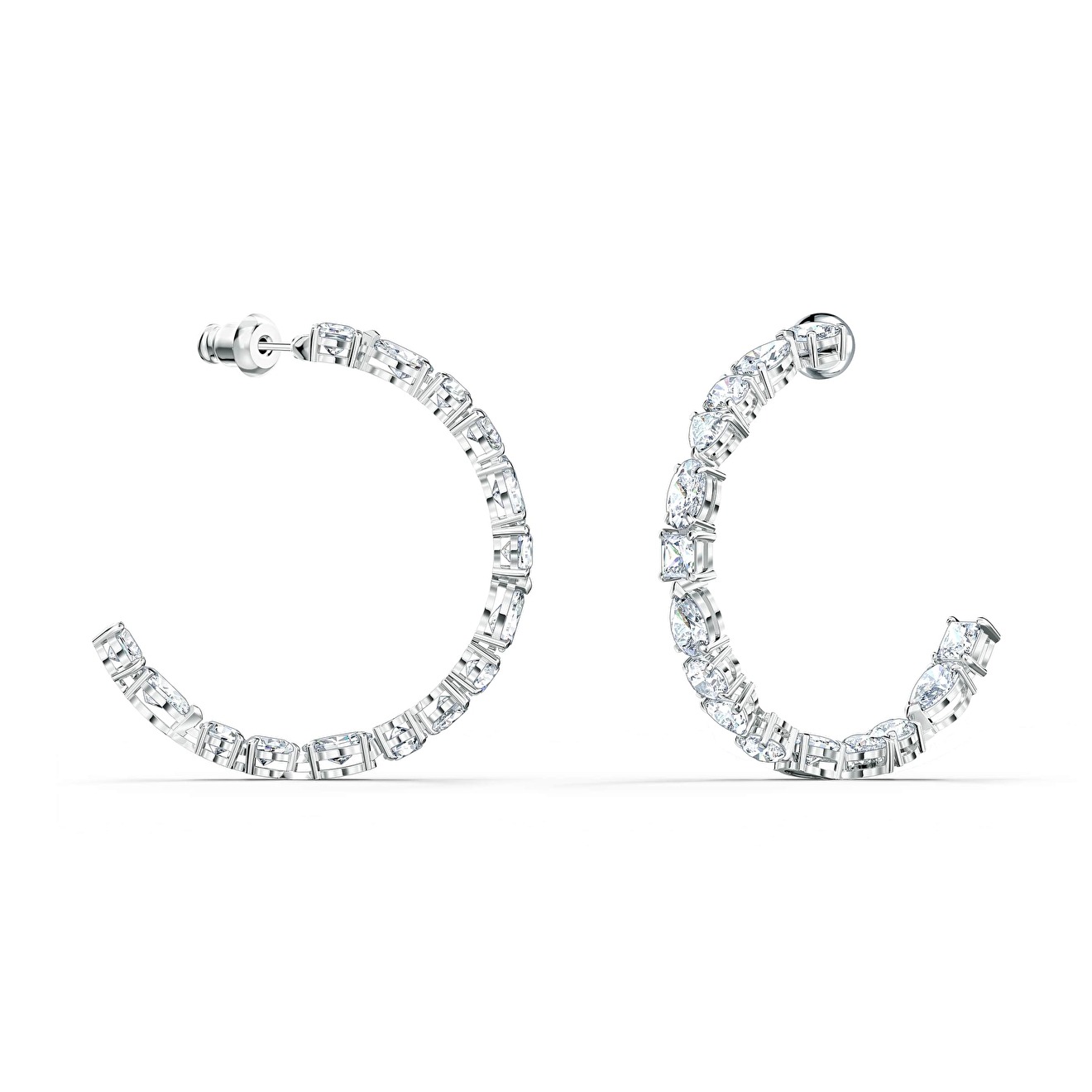 TENNIS DELUXE MIXED Hoop Earrings
