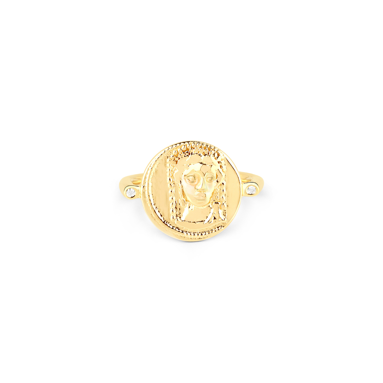 Позолоченное кольцо Hera, из коллекции Antique