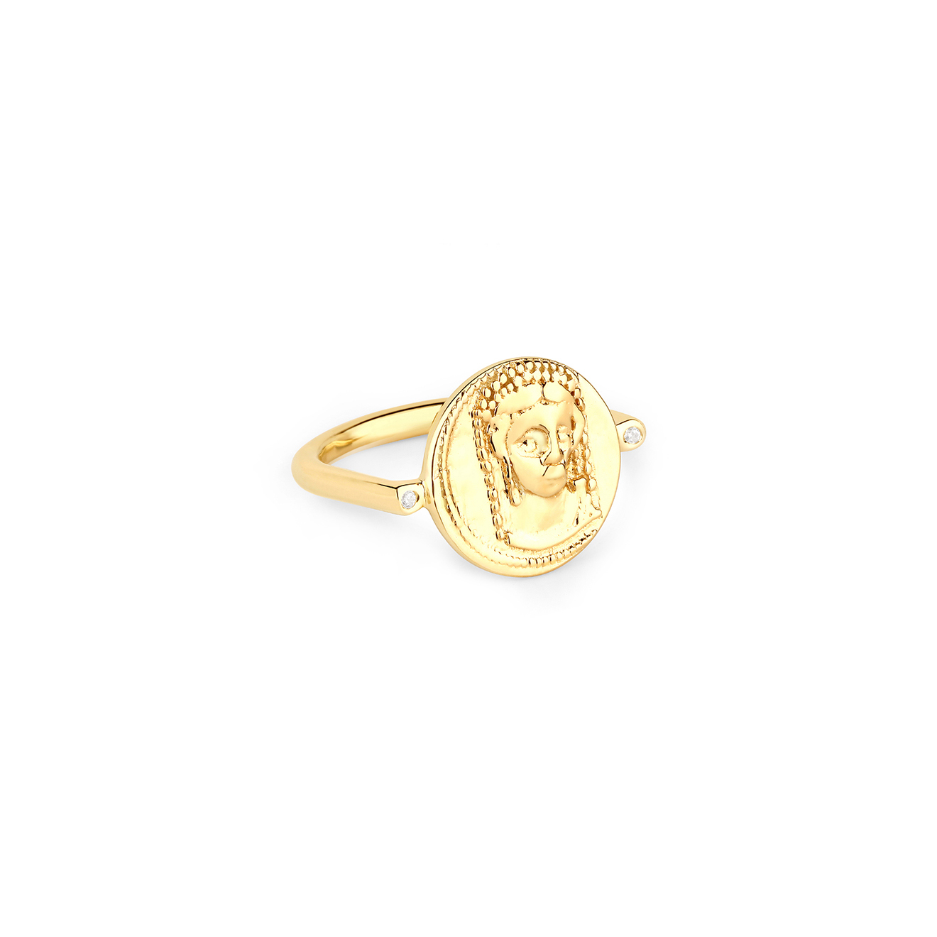 Позолоченное кольцо Hera, из коллекции Antique
