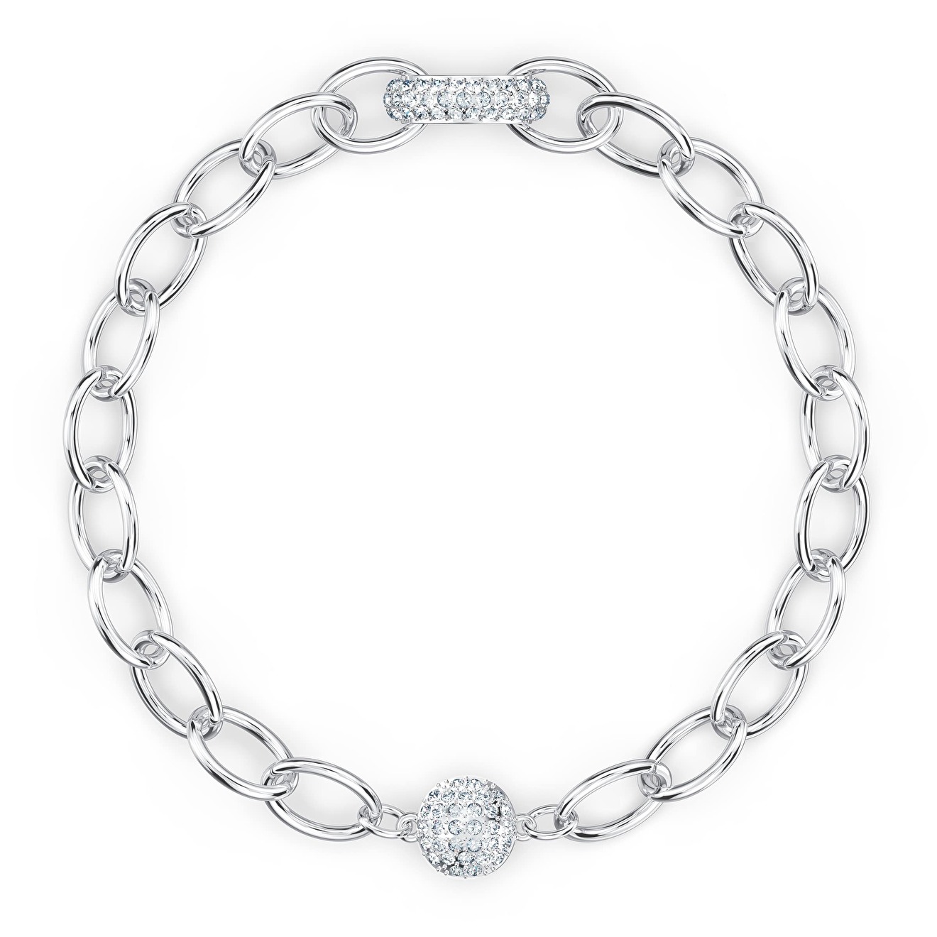Серебристый браслет-цепь THE ELEMENTS CHAIN