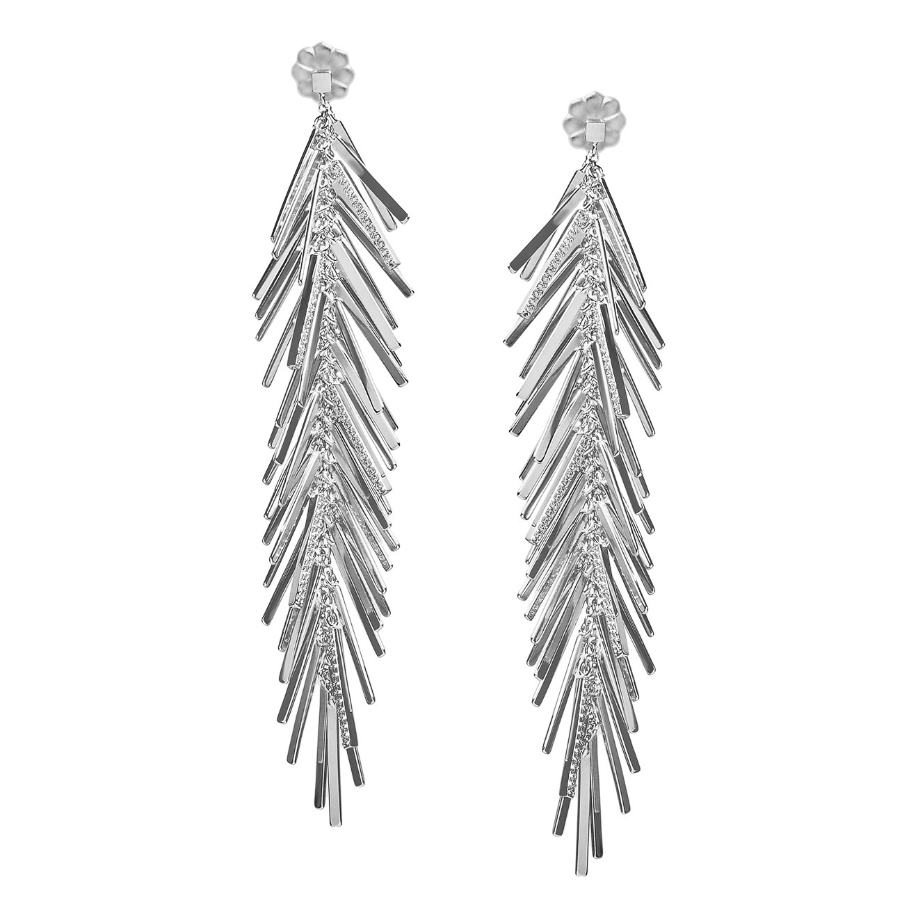 Серьги из серебра Шая