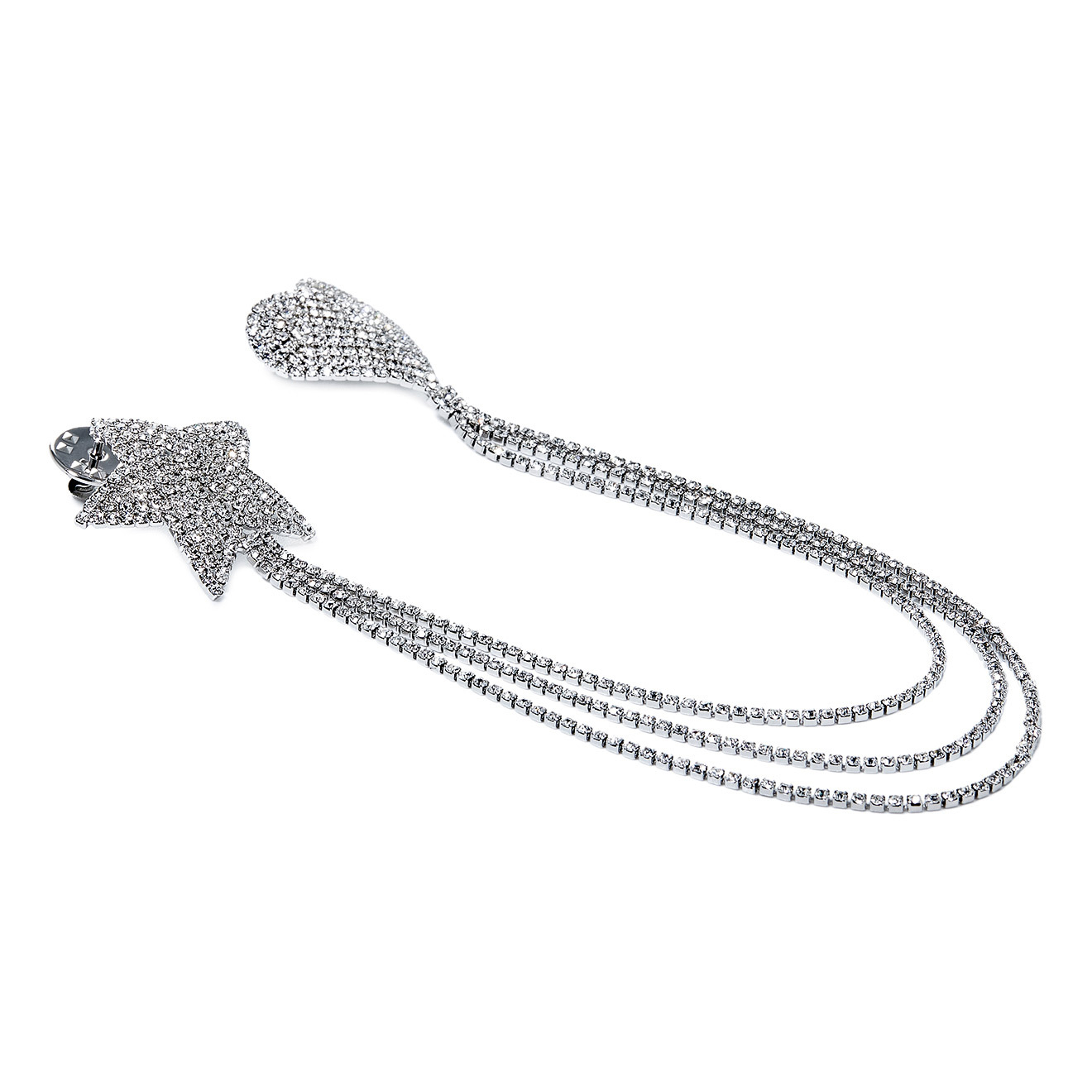 Double  brooch with a star and a heart