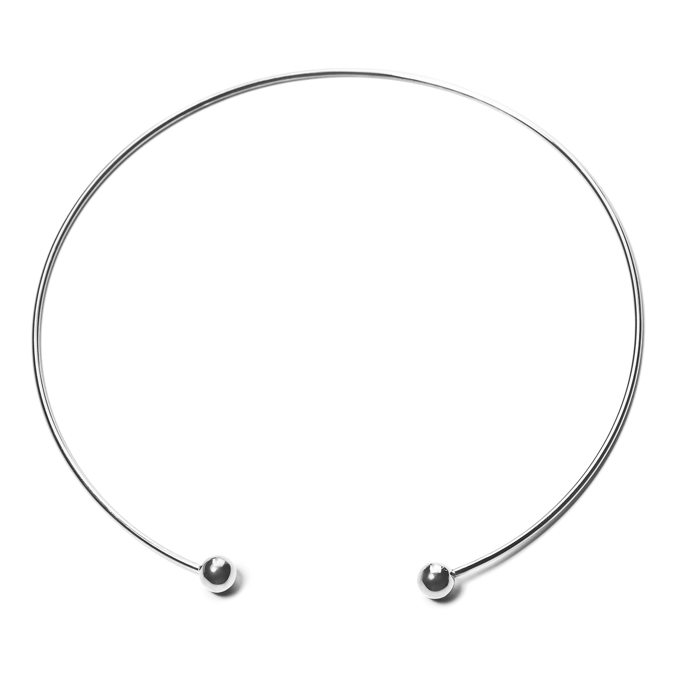 Prosto Jewelry Чокер из серебра prosto jewlry объёмный браслет из серебра из круглых звеньев
