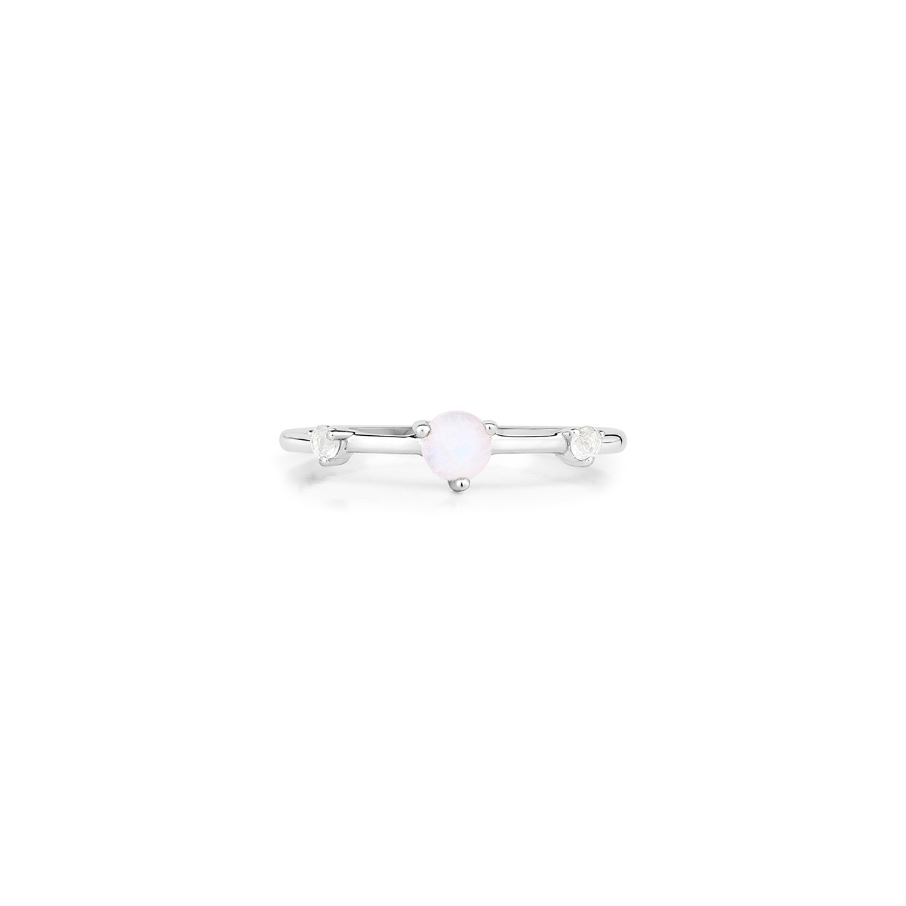 Серебряное кольцо с драгоценными камнями, из коллекции Stardust