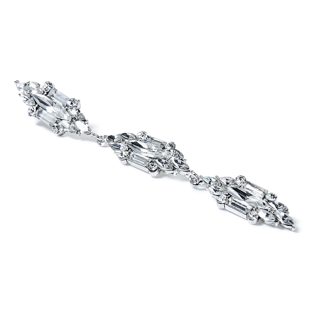 earrings with crystals