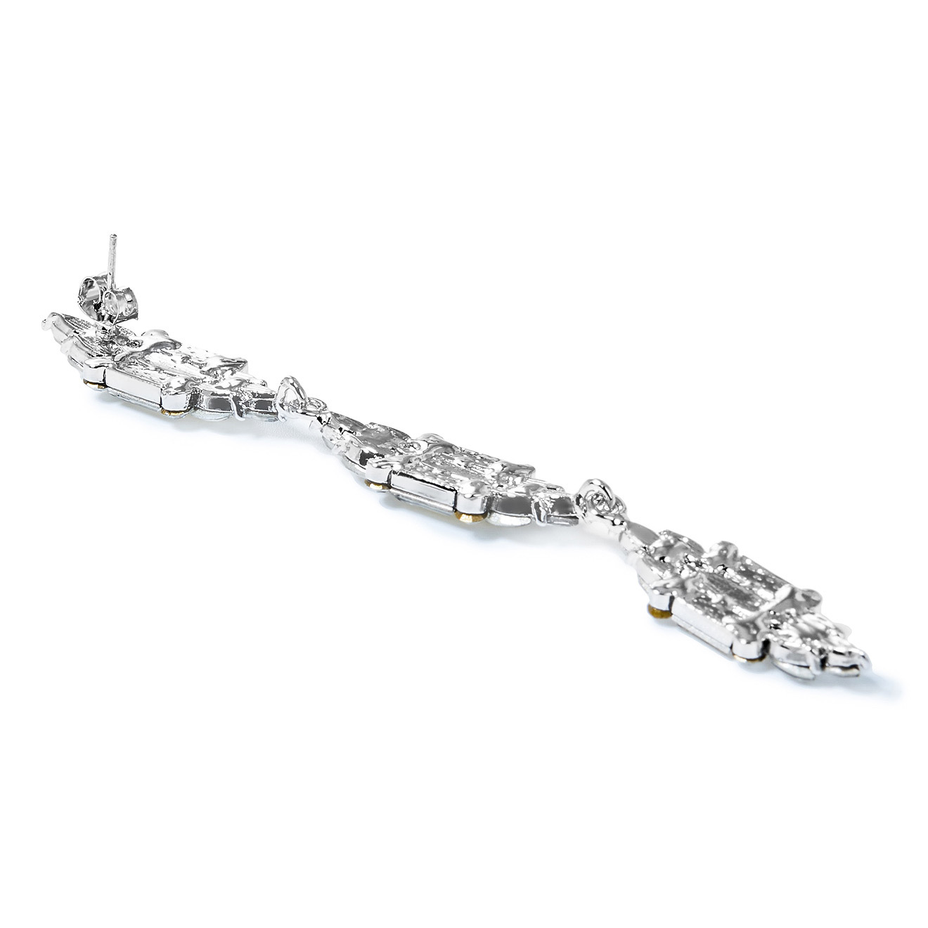 earrings with crystals