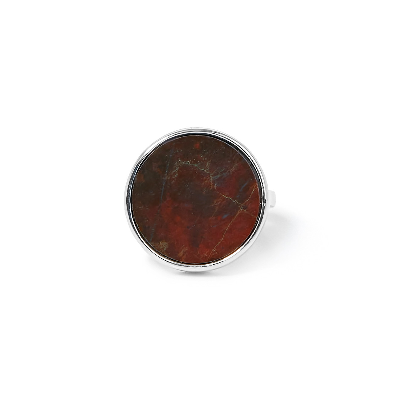 Серебряное кольцо с яшмой, из коллекции Planets
