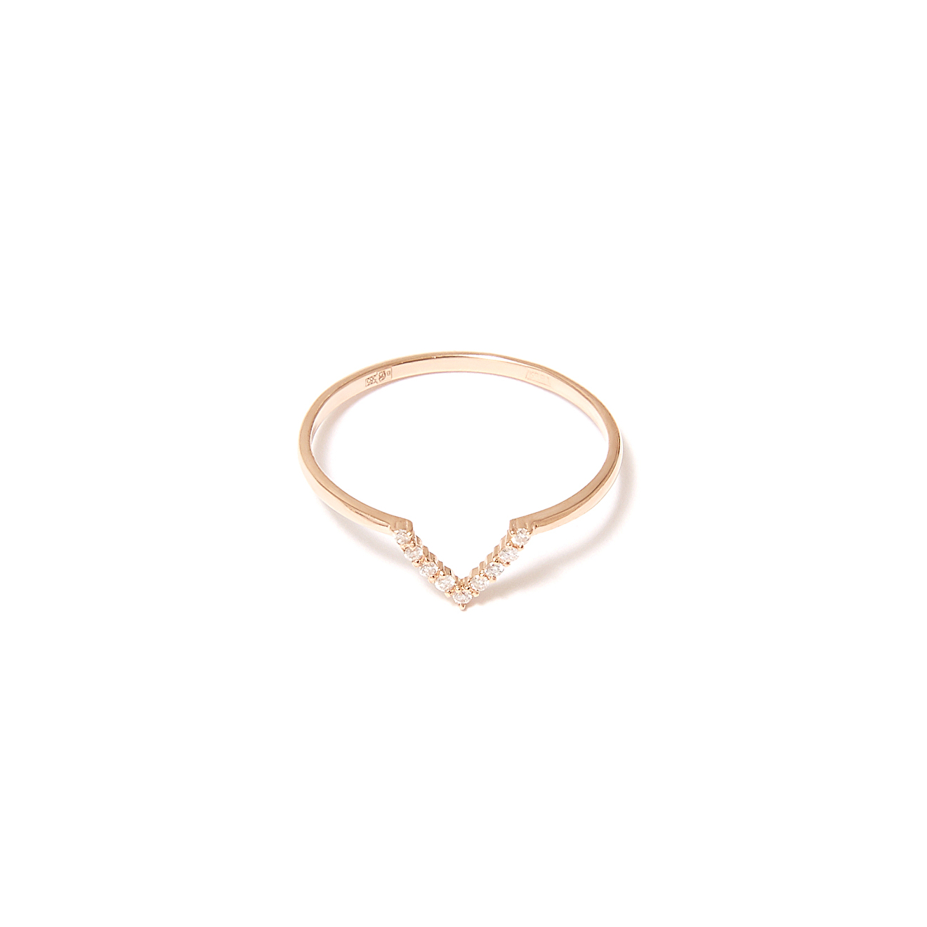 Moonka Золотое кольцо с бриллиантами, из коллекции Opalescence