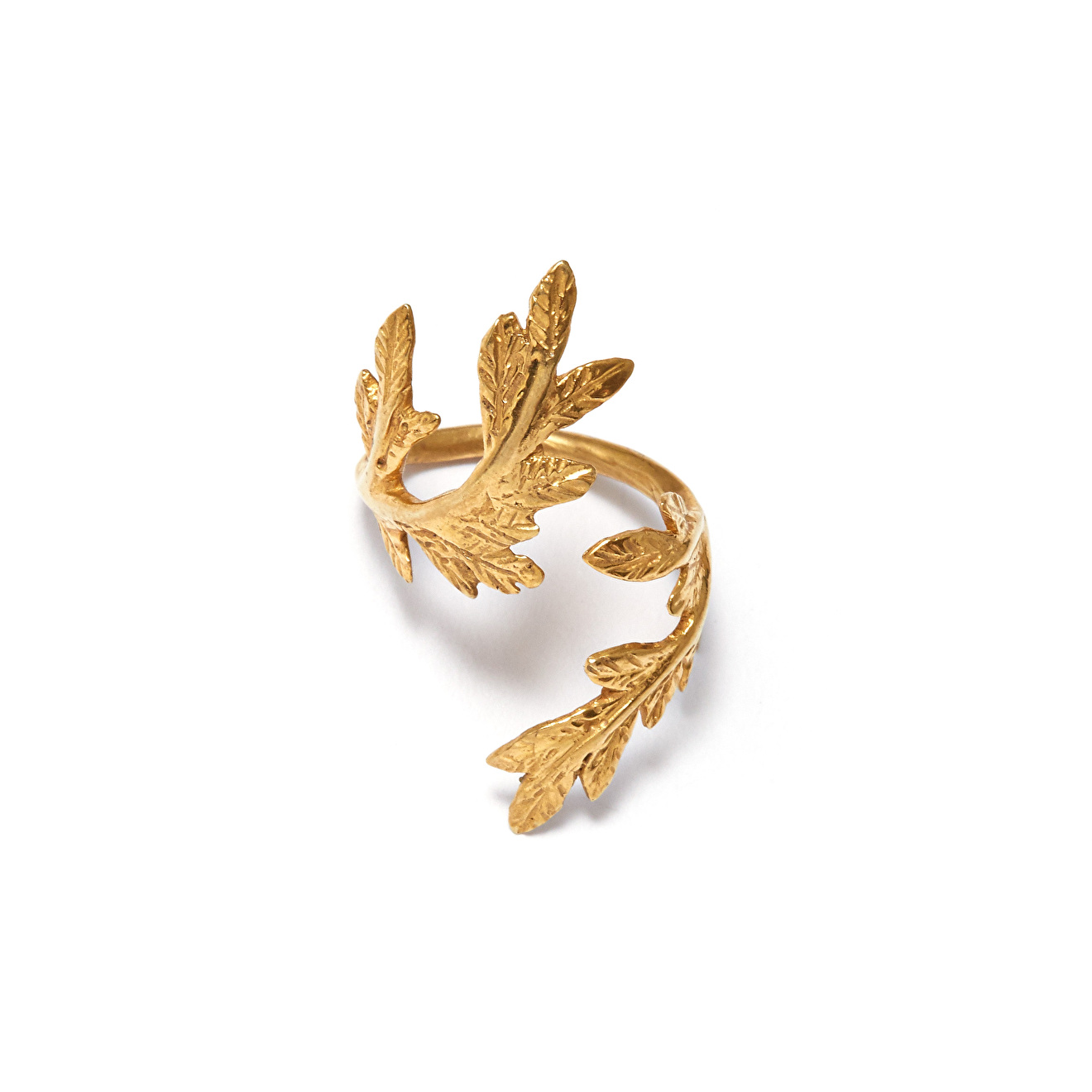 Gold-plated Tree love Ring