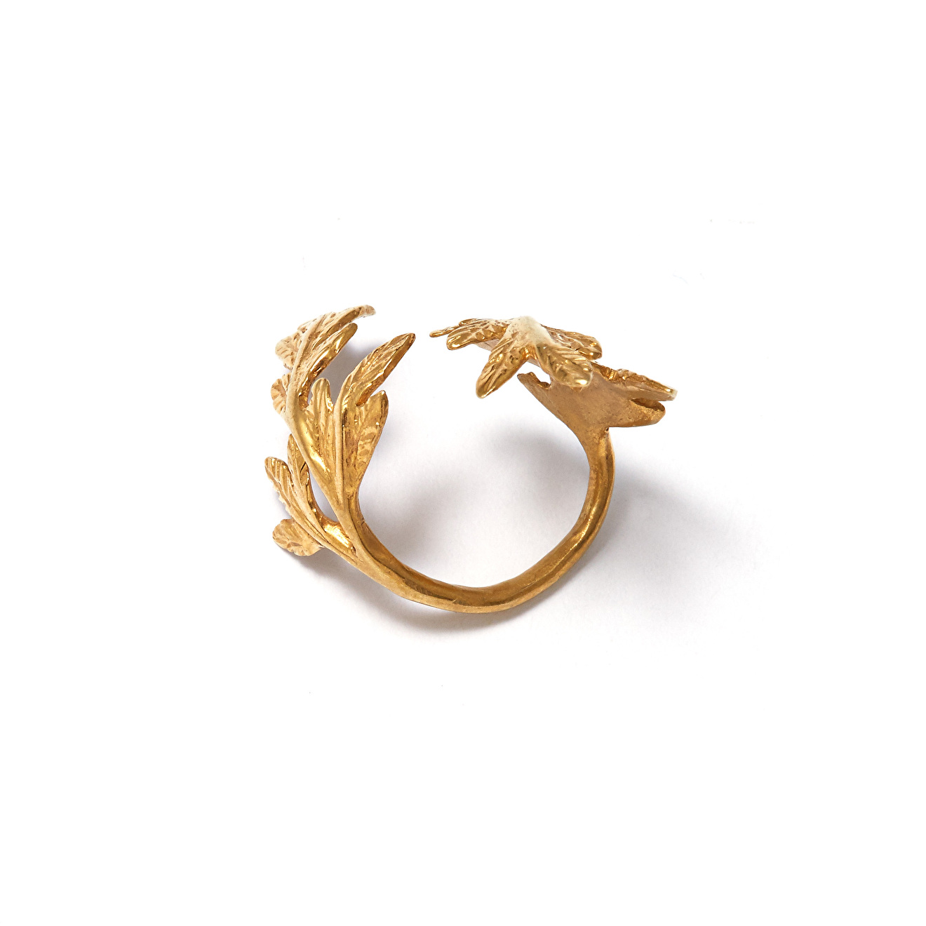 Gold-plated Tree love Ring
