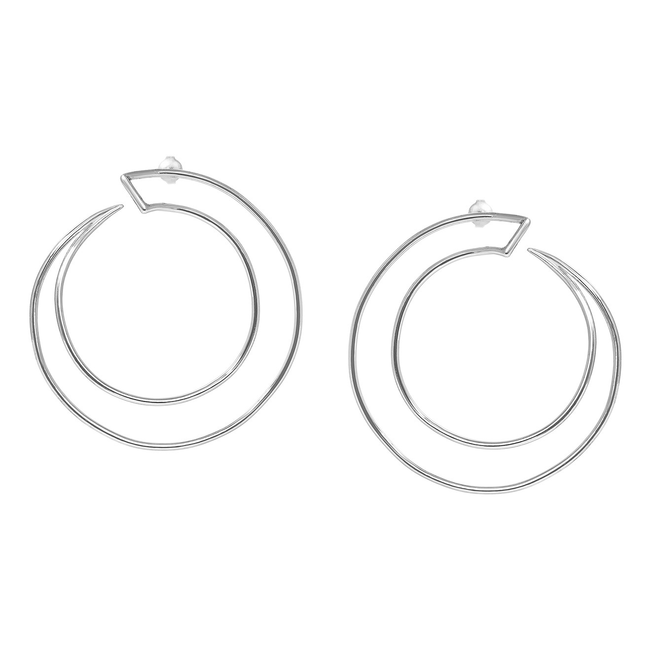 Серьги из серебра Demilune, из коллекции Sierra