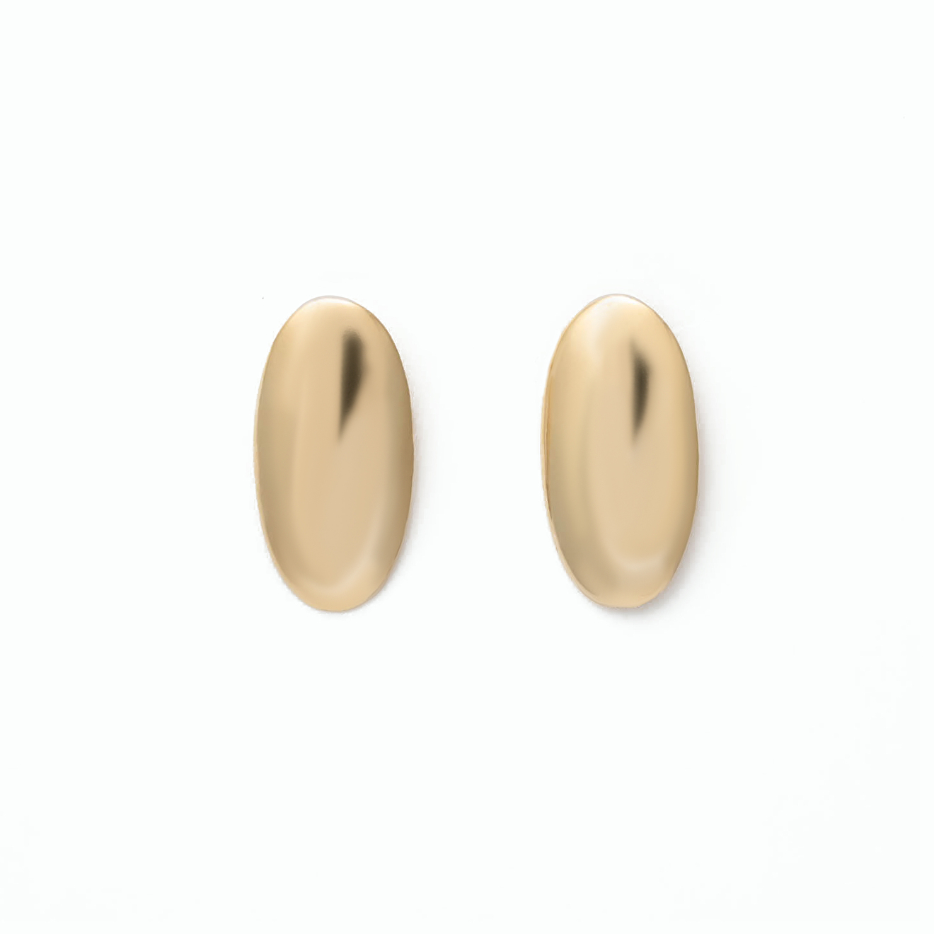 Позолоченные серьги Basic из серебра
