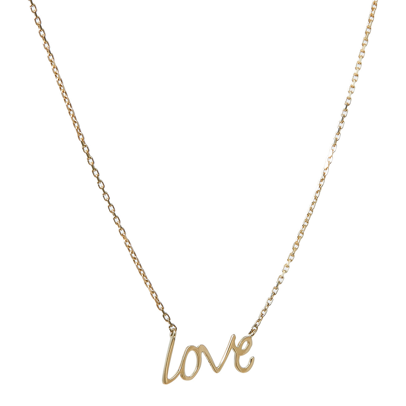 Колье из золота «Love»