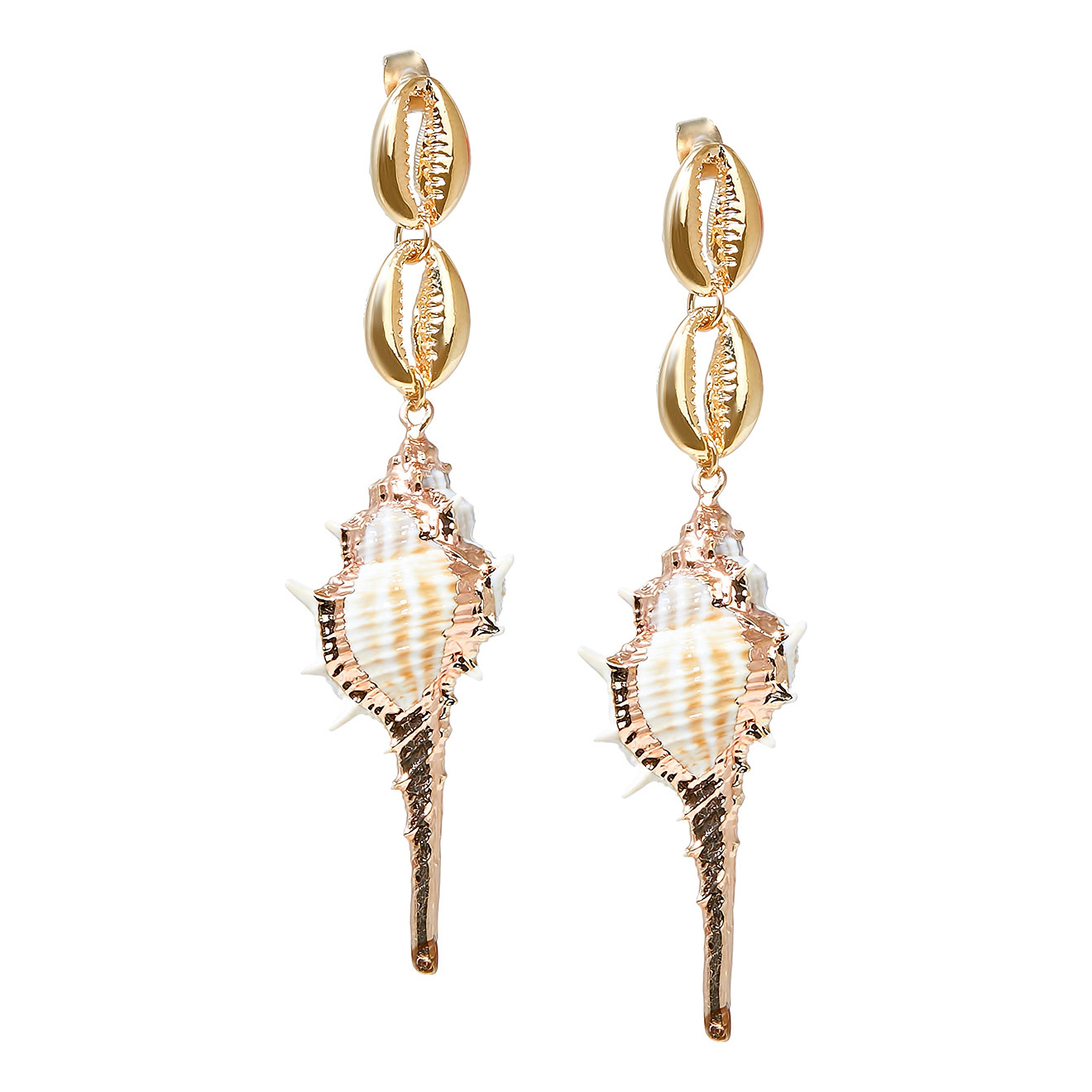 earrings with shells