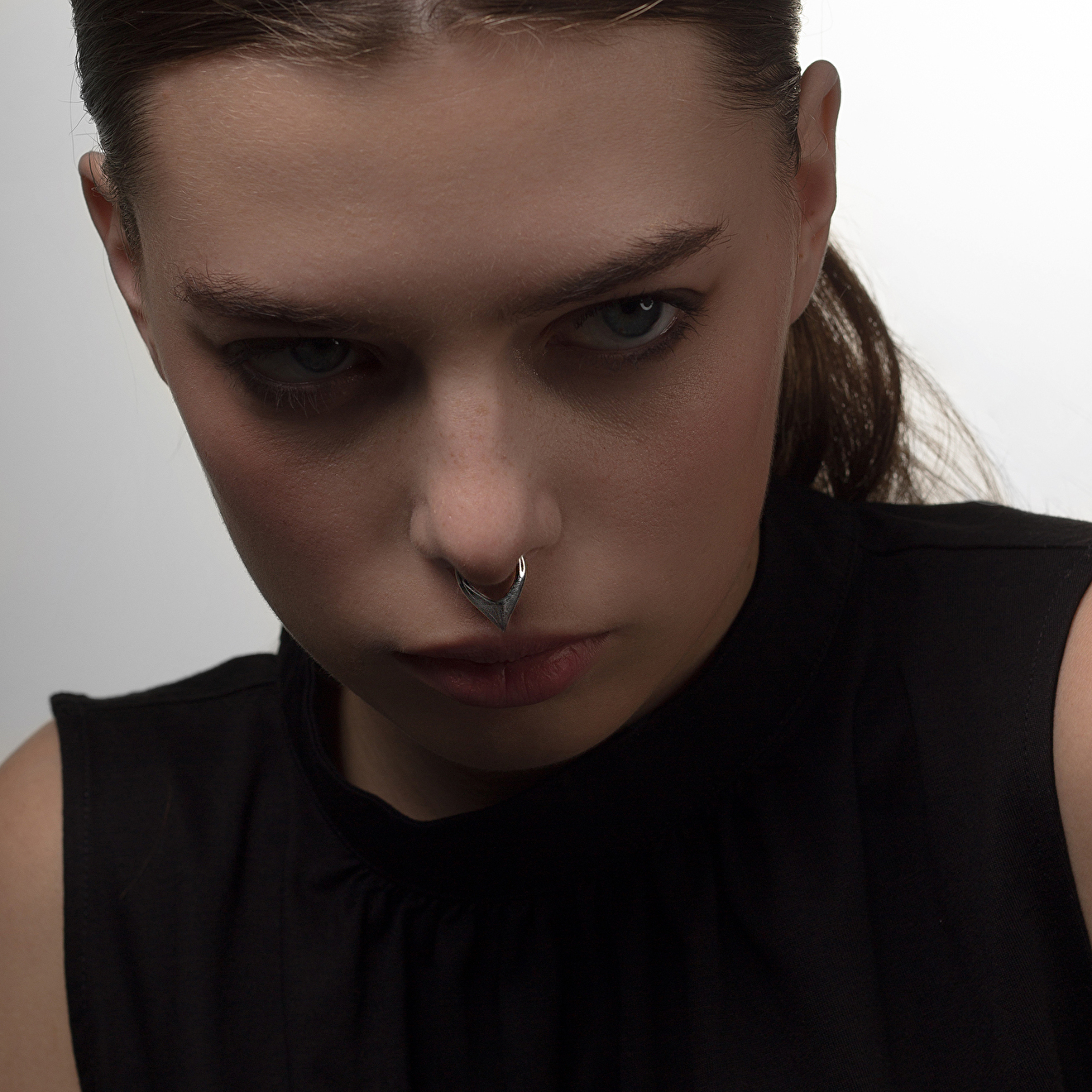 Imitation piercing made of silver
