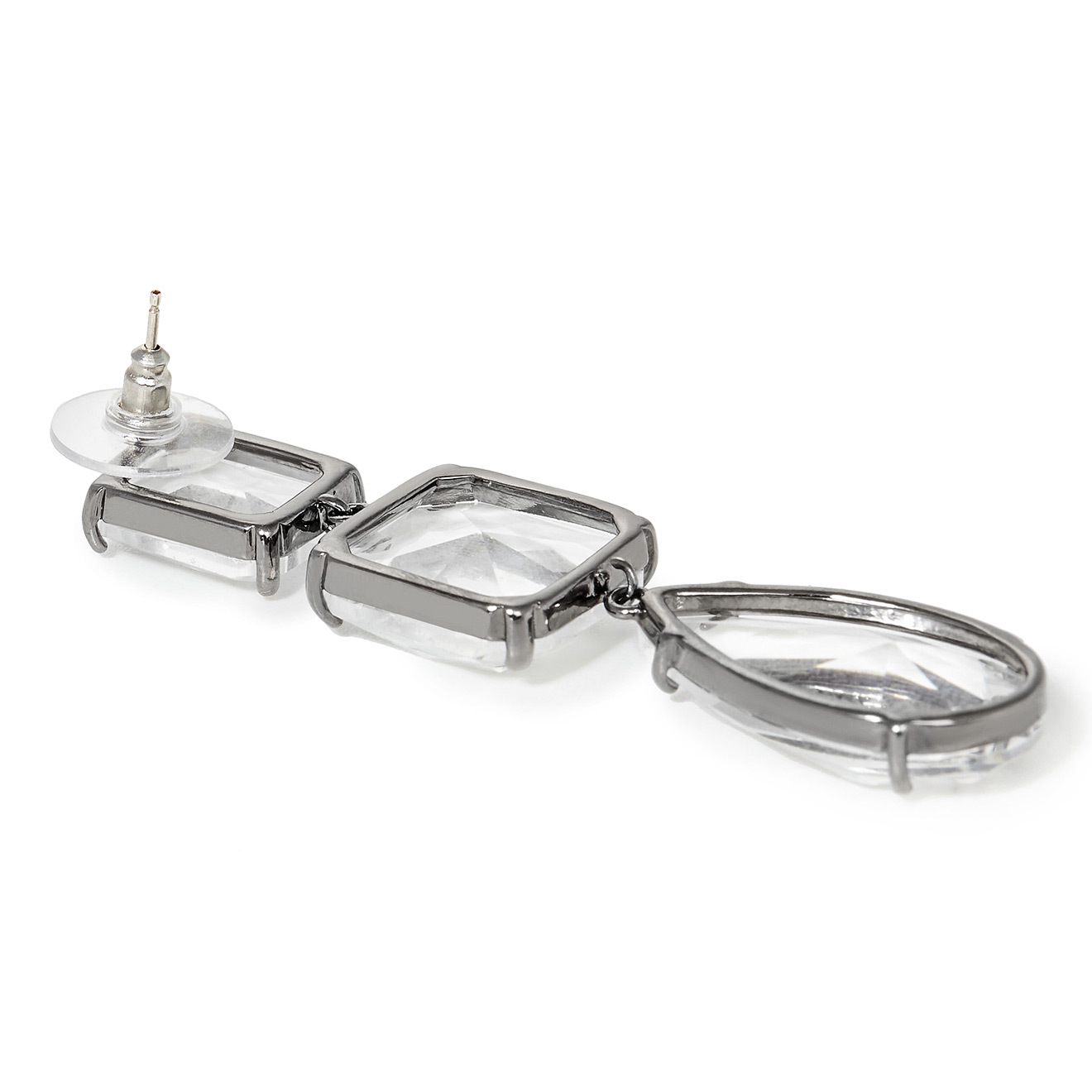 Transparent Crystal Earrings