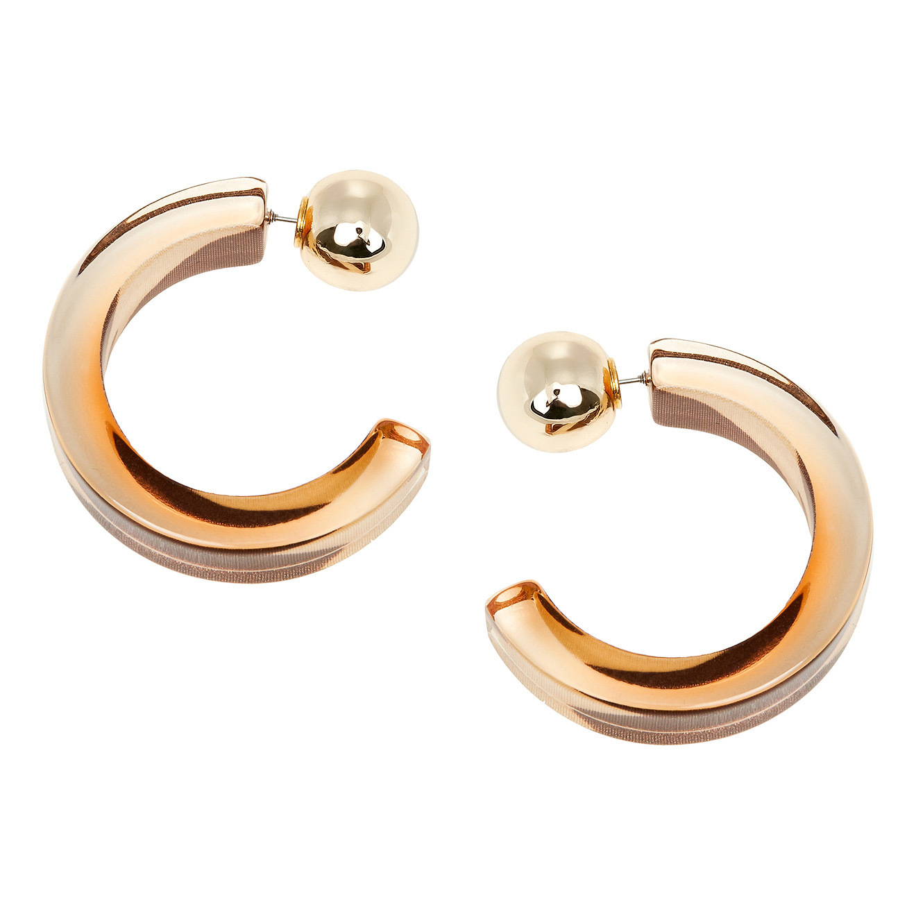 half-ring earrings