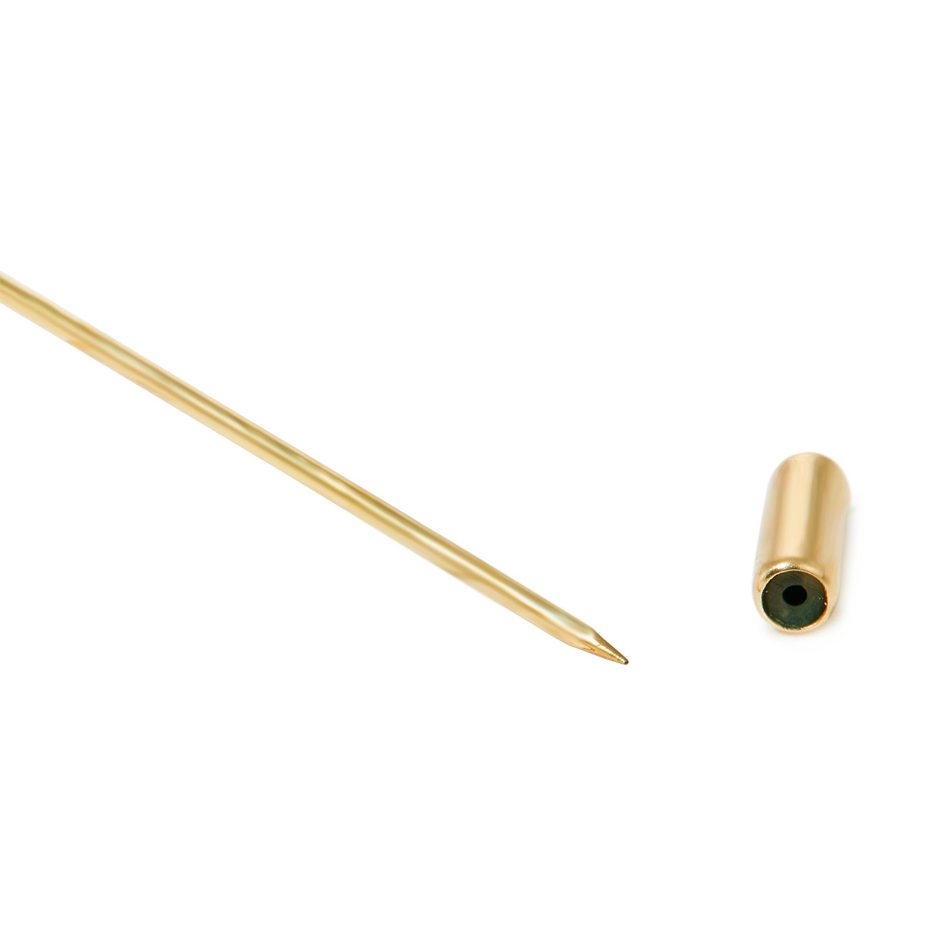 Gold-plated brooch with Roccinella