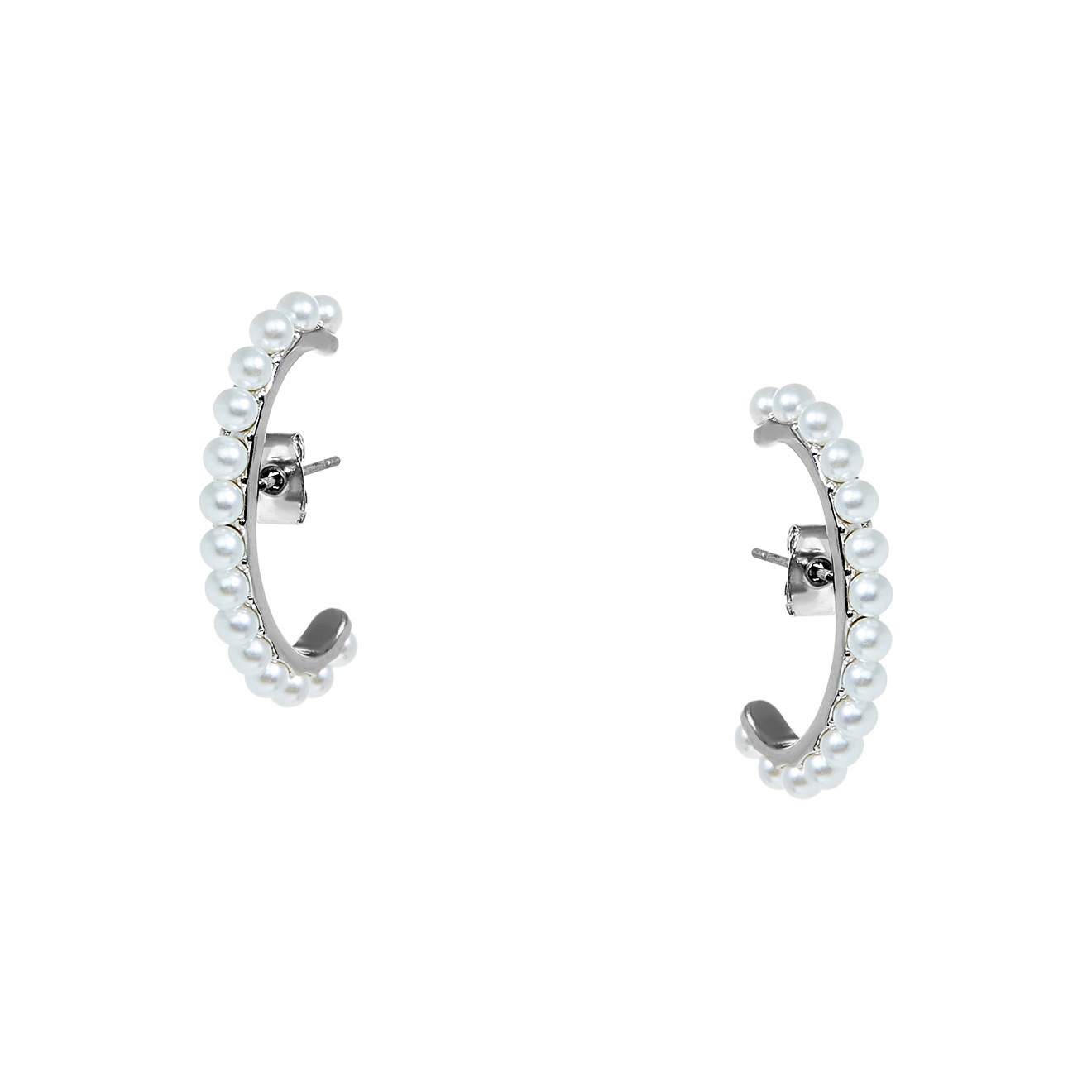 climber earrings with pearls