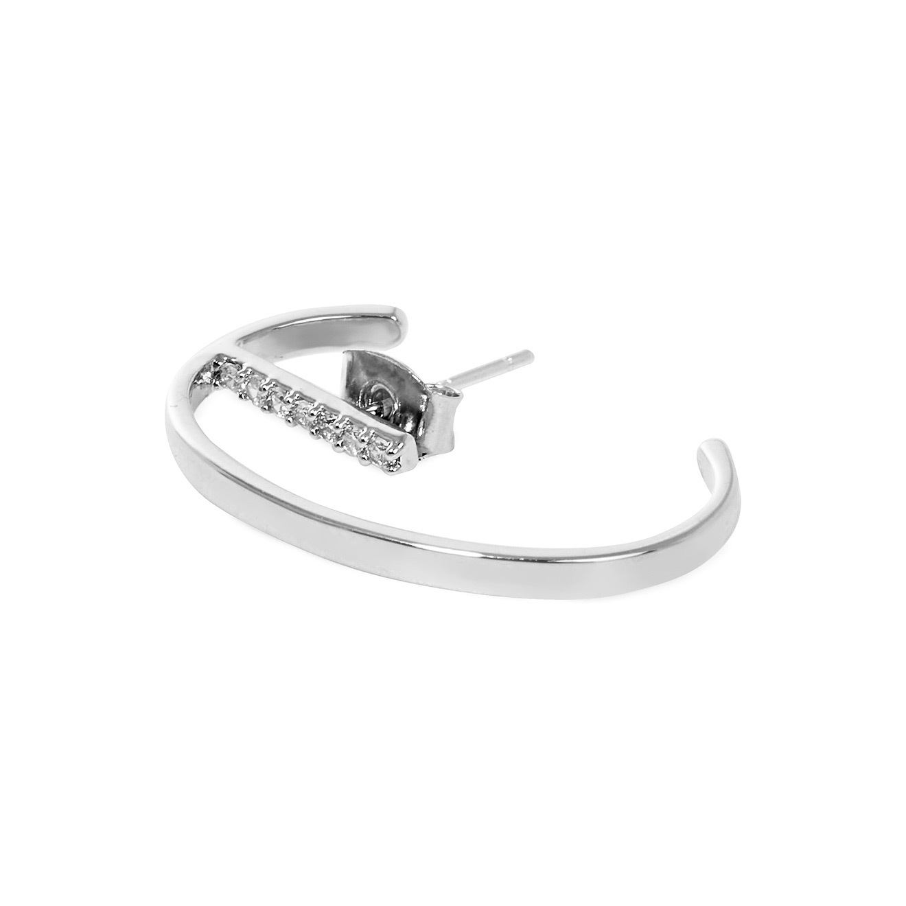 climber earrings with crystals