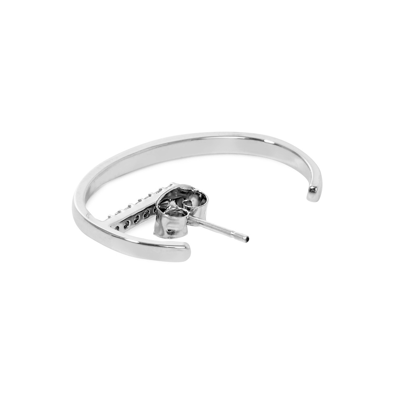 climber earrings with crystals