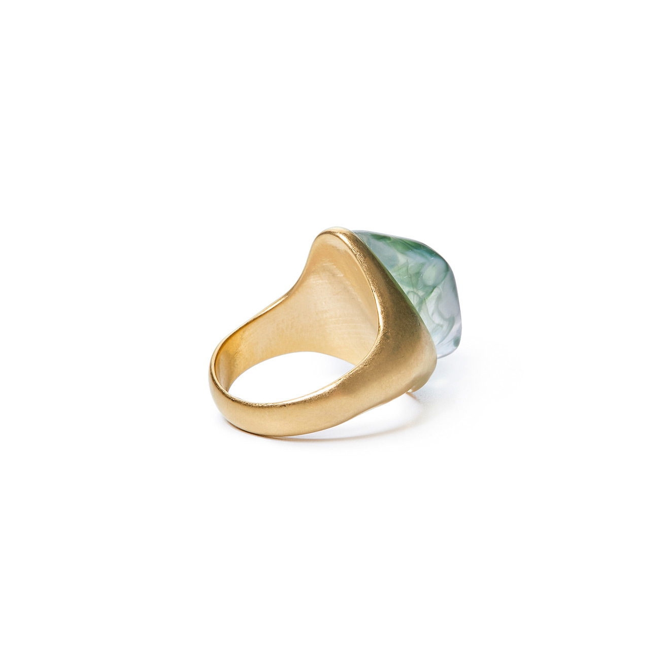 ring with green stone