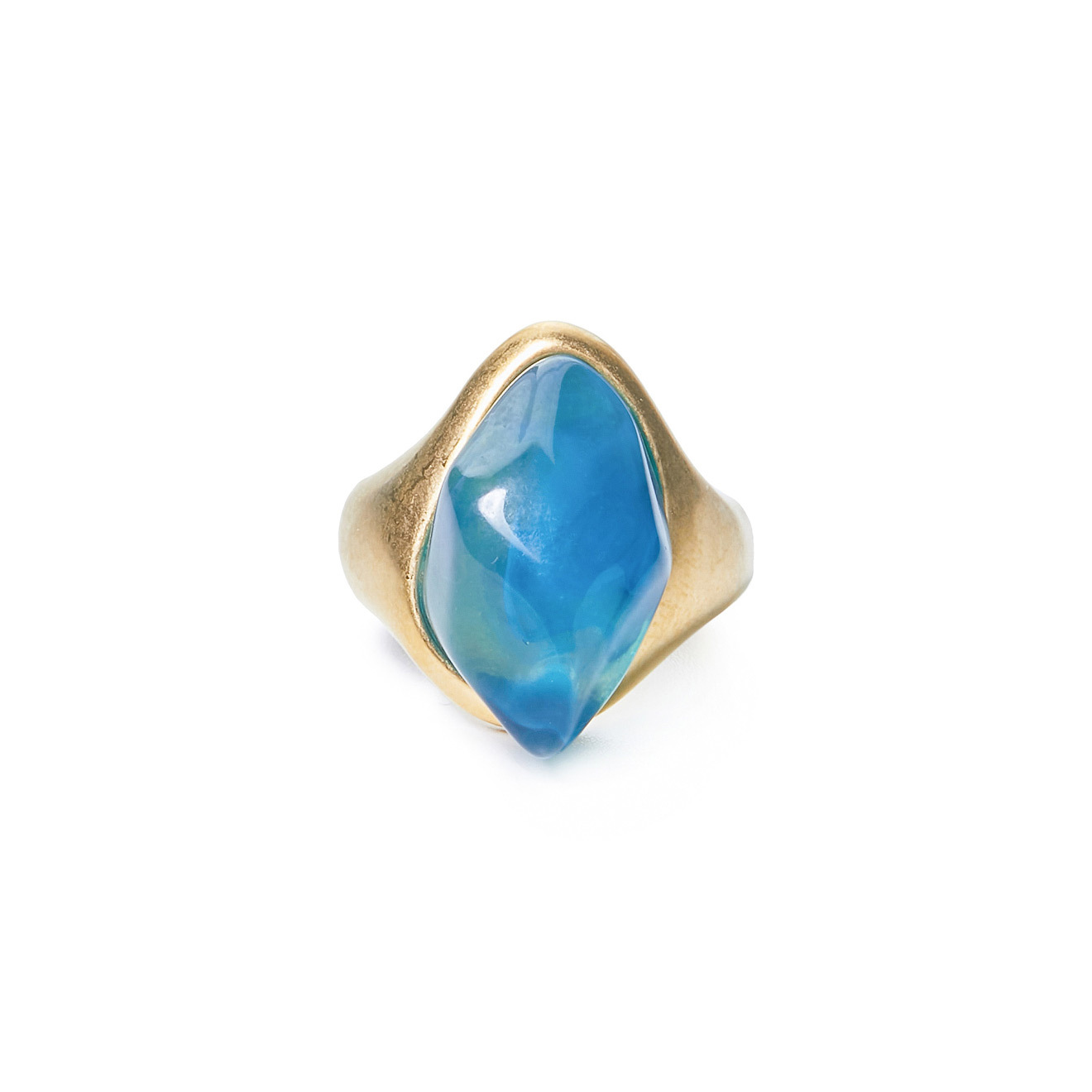 ring with blue stone