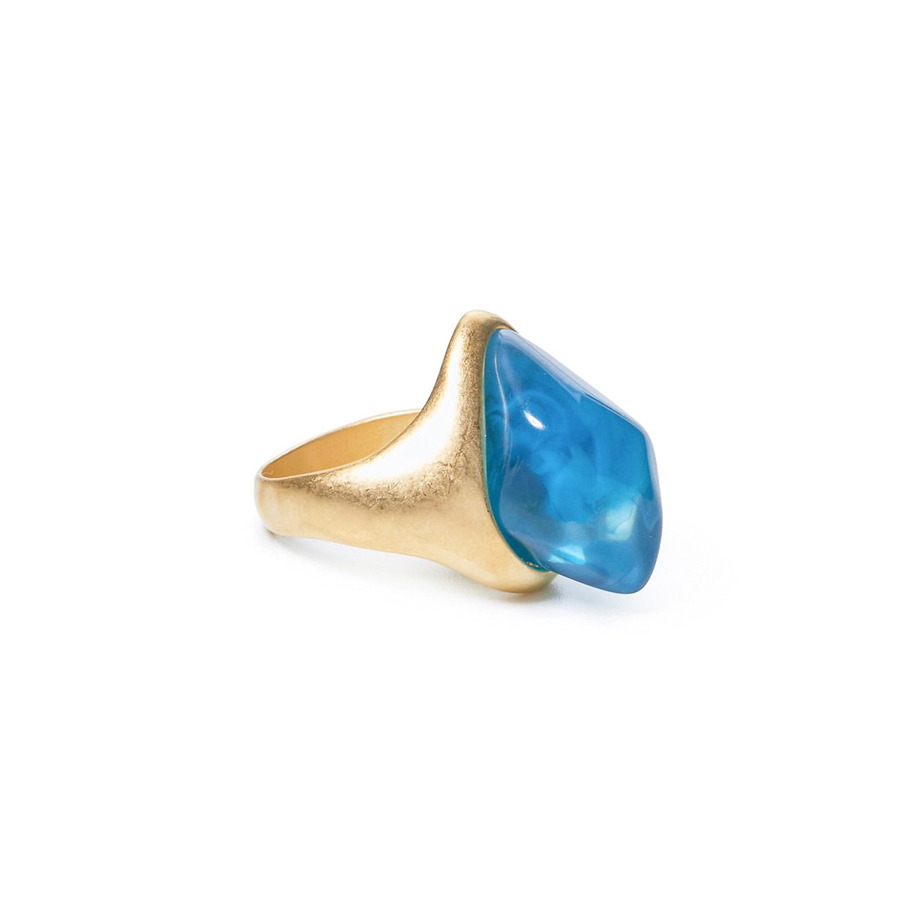 ring with blue stone
