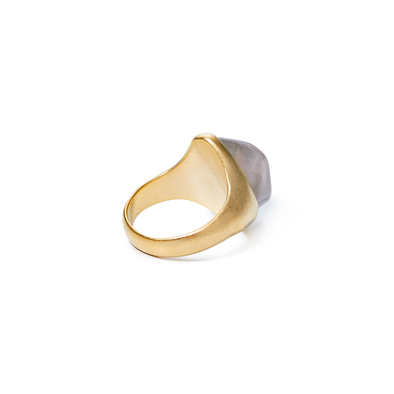 ring with gray stone